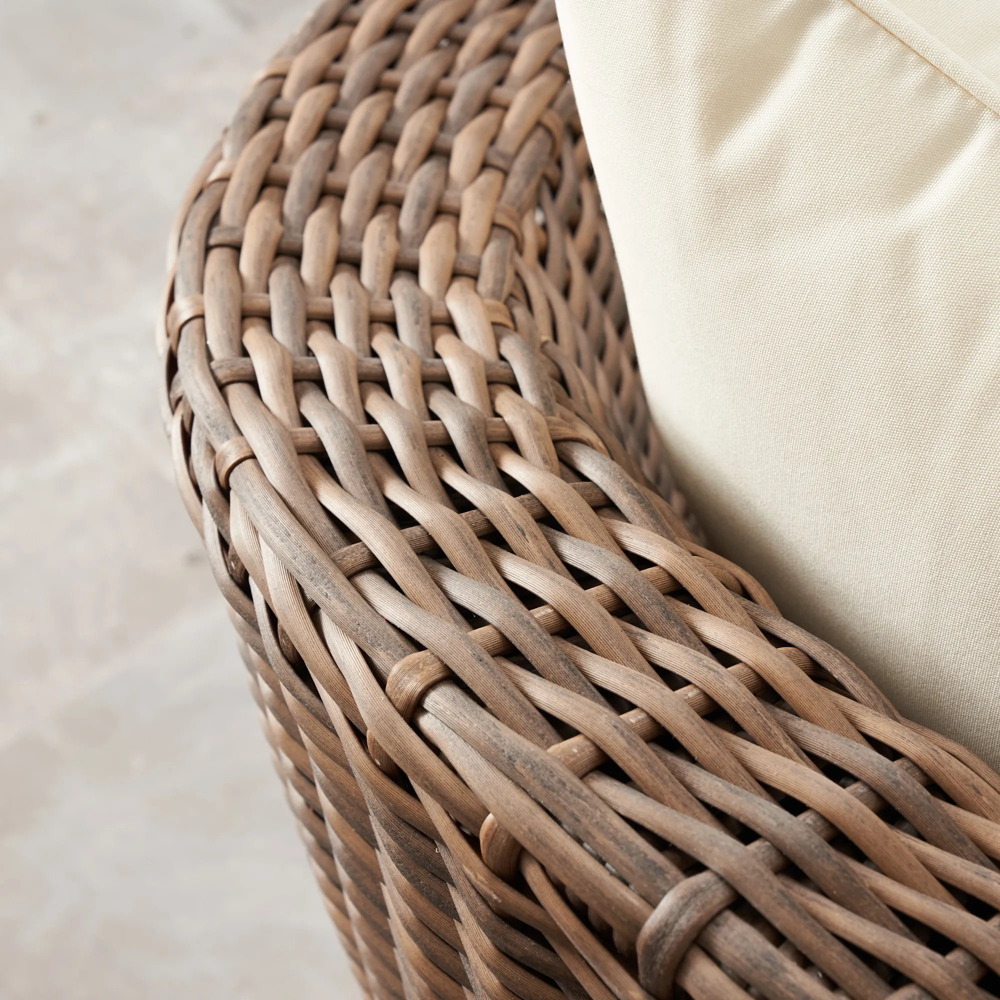 Juno Natural Brown Wicker Chair