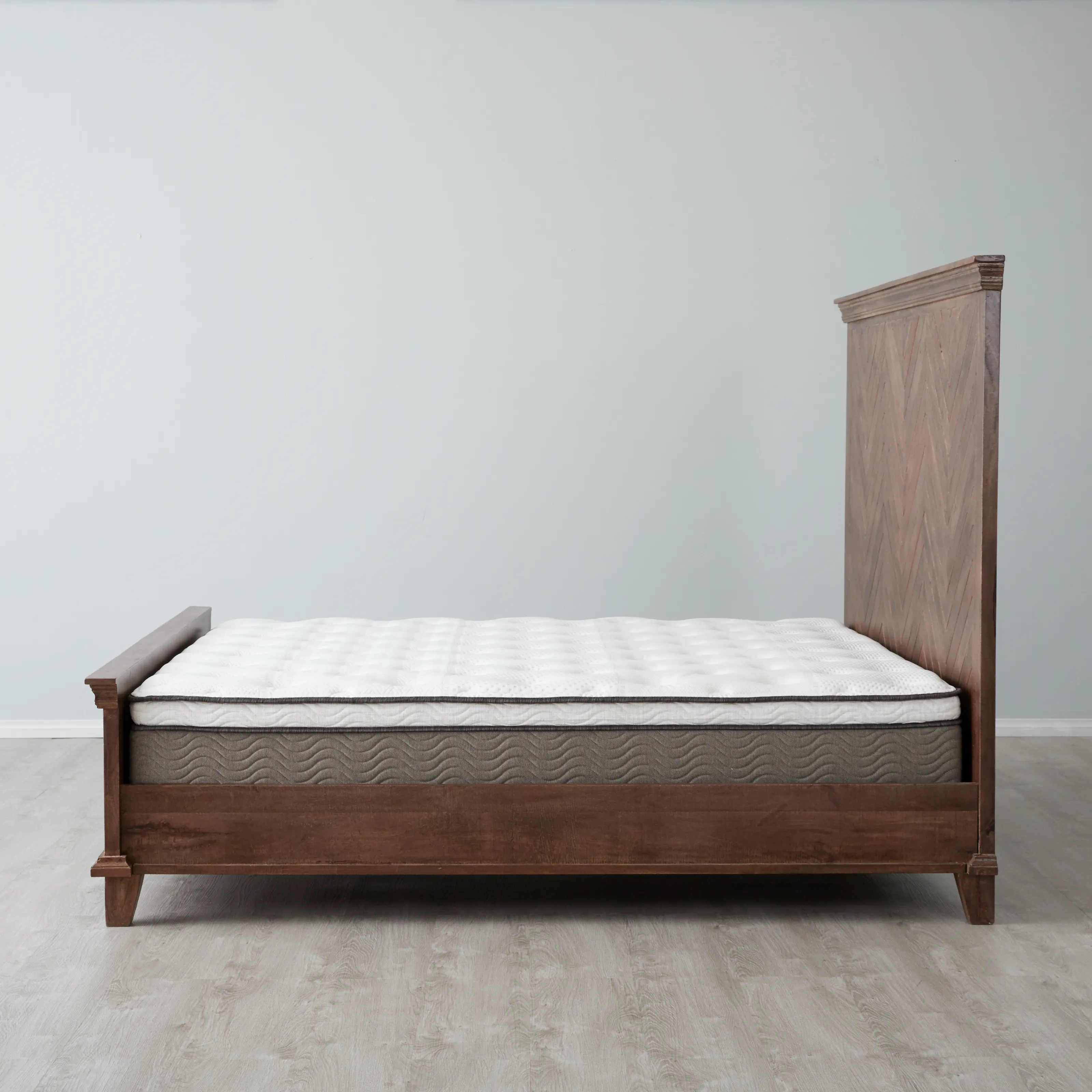 Herringbone Design Queen Bed