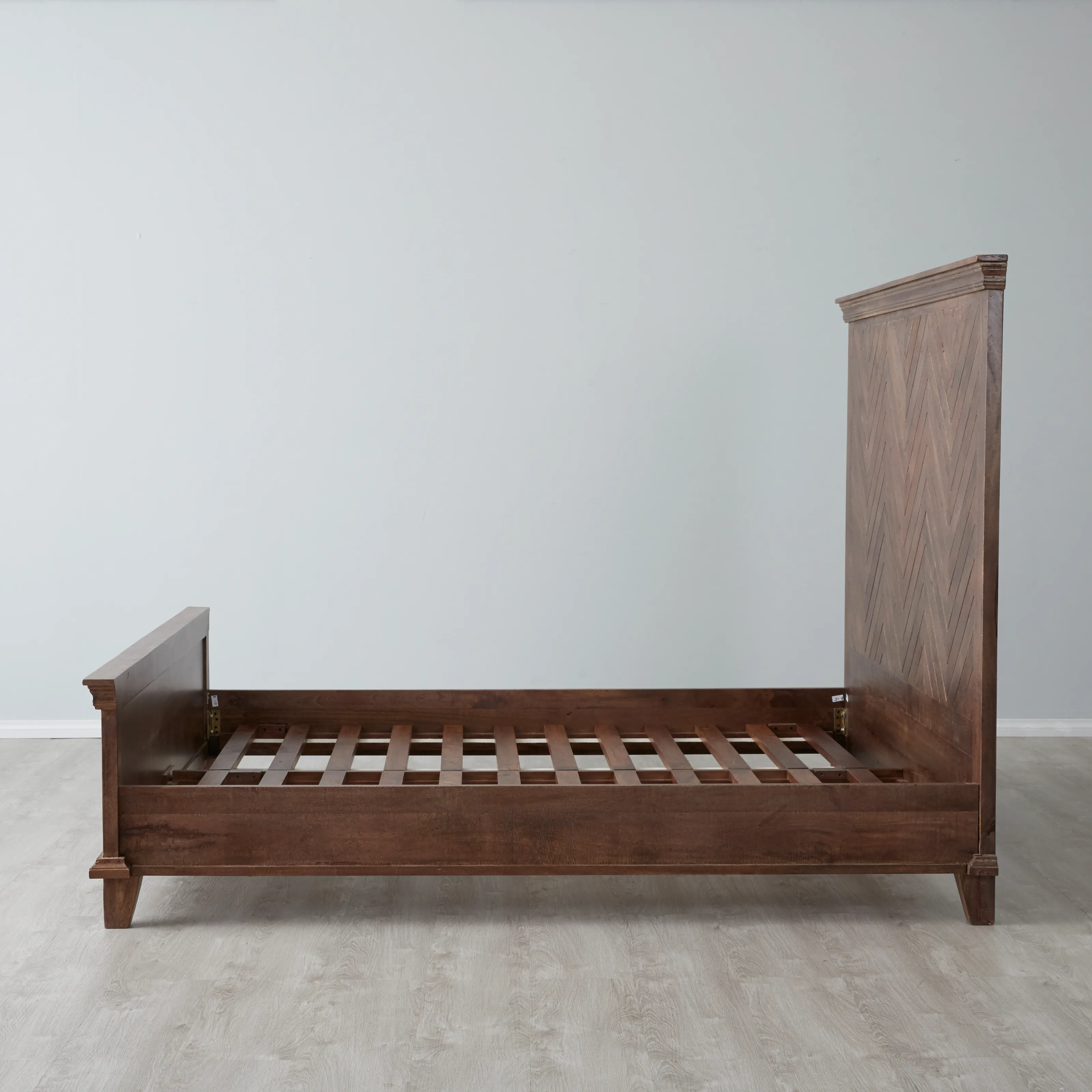 Herringbone Design Queen Bed