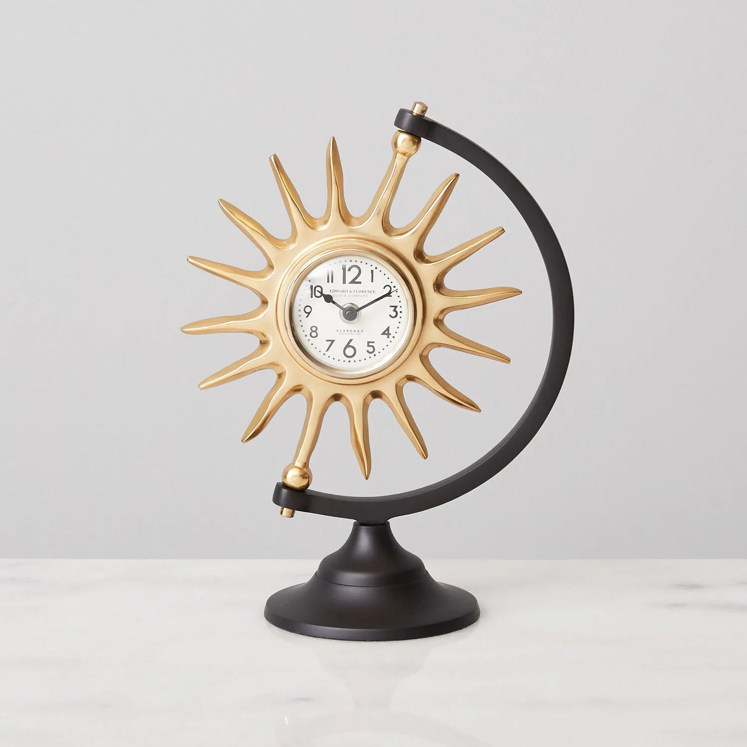 Sundial Table Clock