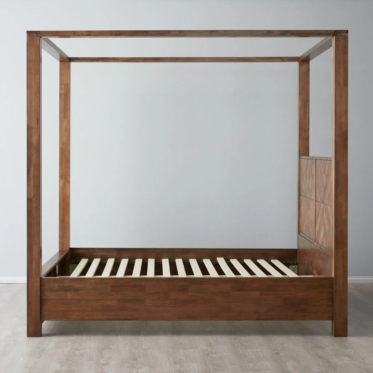 Regina Wooden Veneer Queen Bed