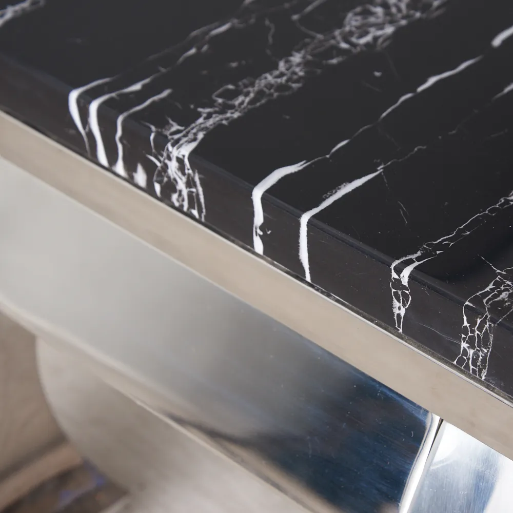 Marble II Black Entertainment Unit