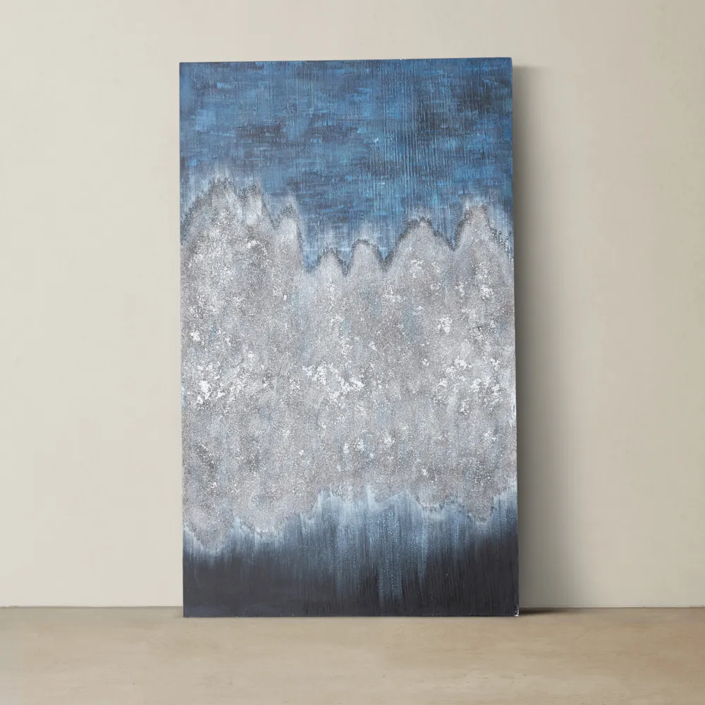 White Silhouette Painting