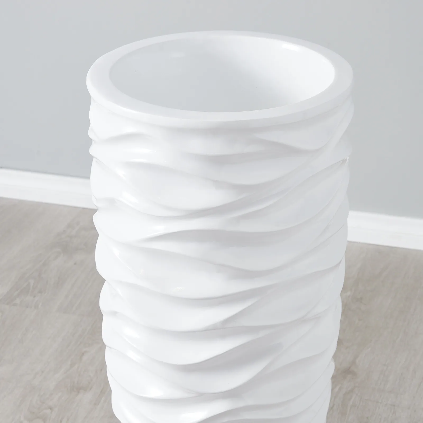 Dunes Tactile White Vase