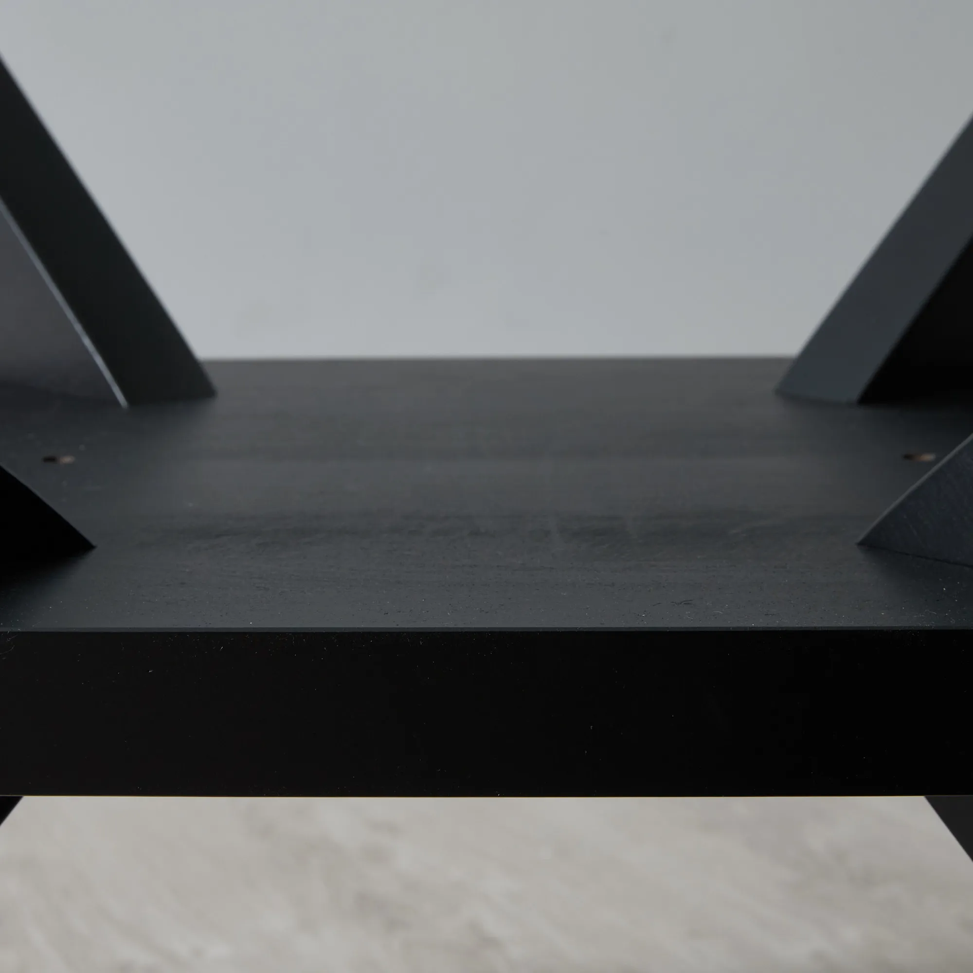 Alfonso Glass Top Square Dining Table Black Legs