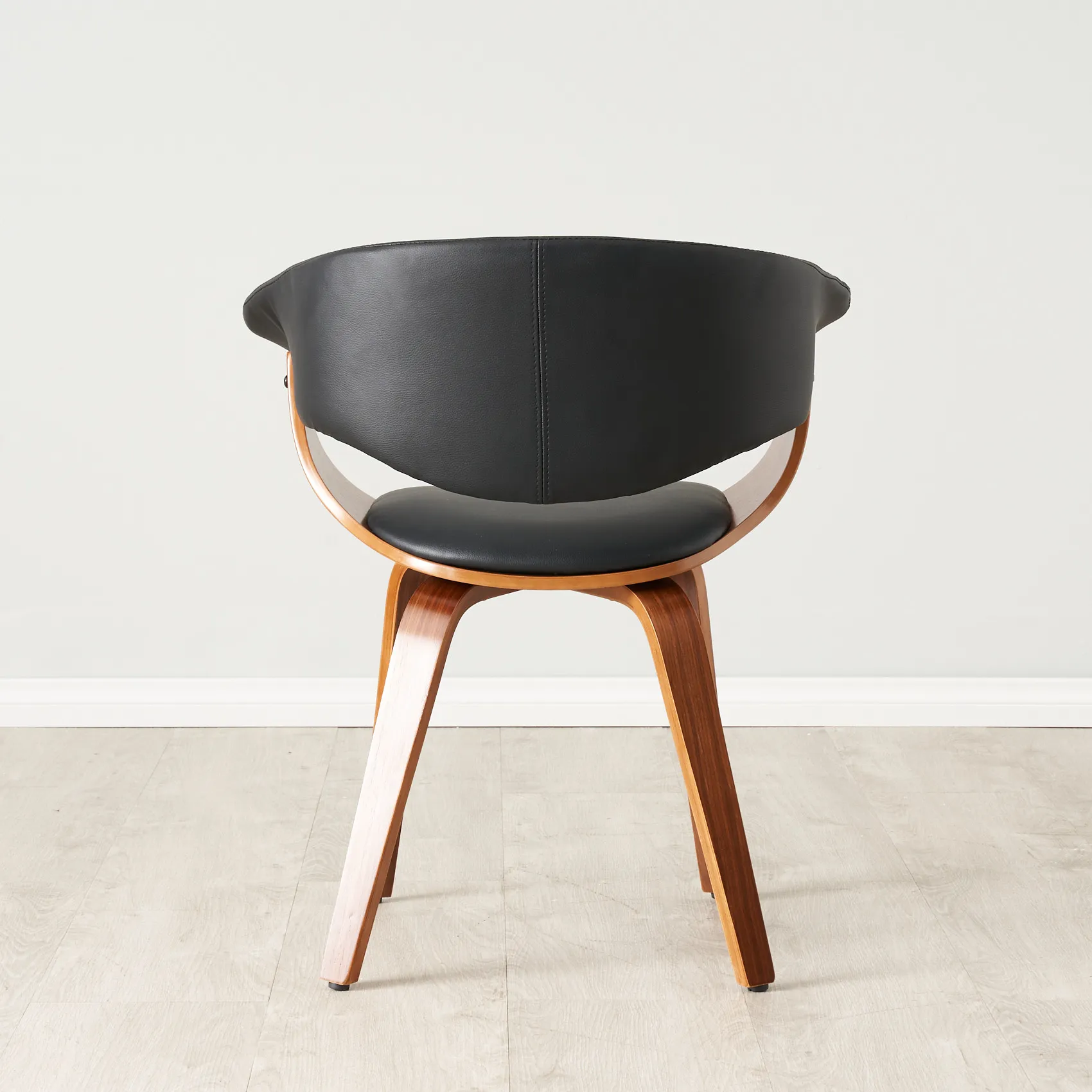 Reagan Black Vegan Leather Dining Chair