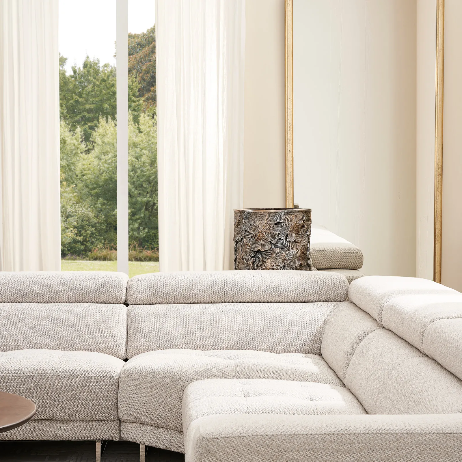 Valiant II Fleck Woven Fabric Corner Lounge