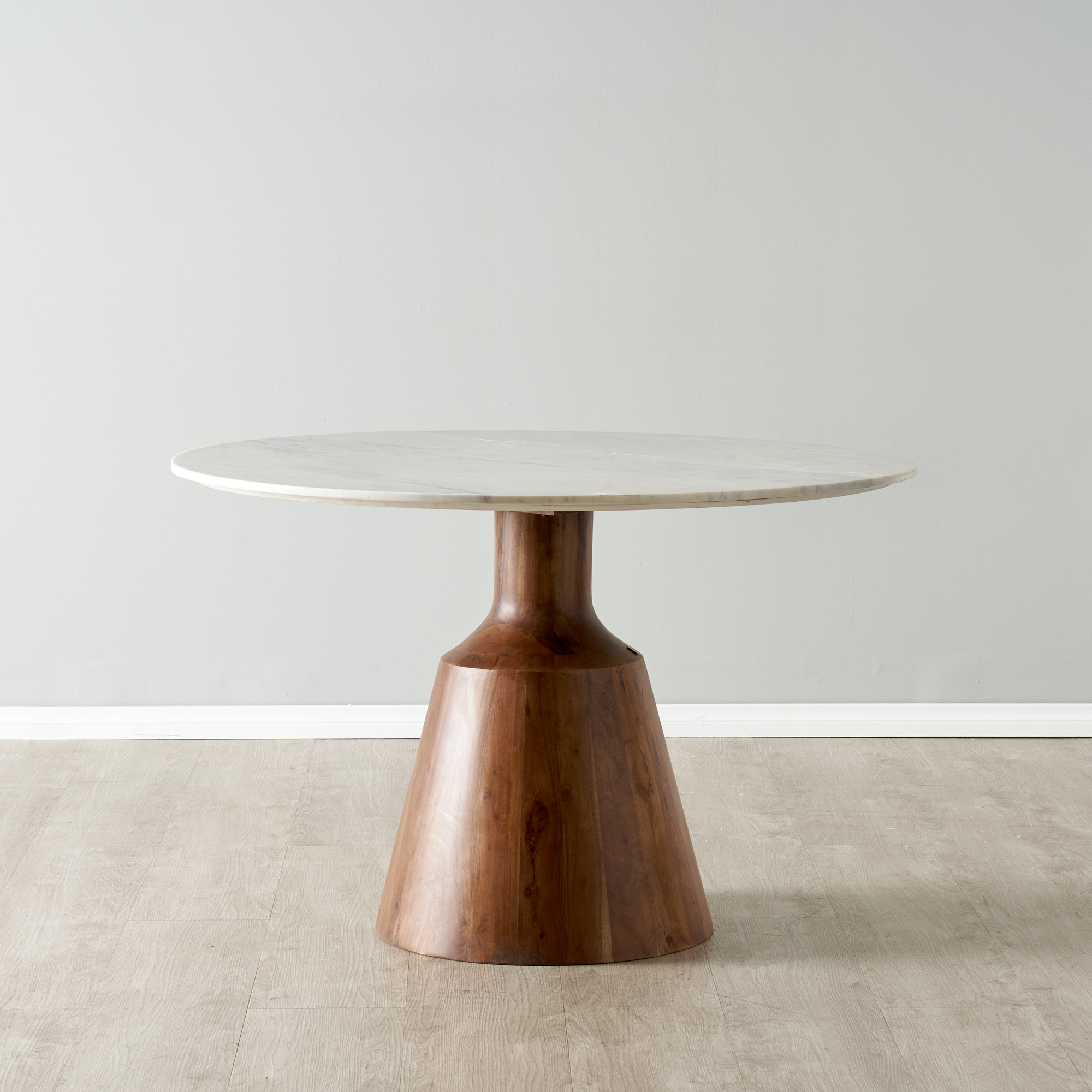 Pietro White Marble Dining Table