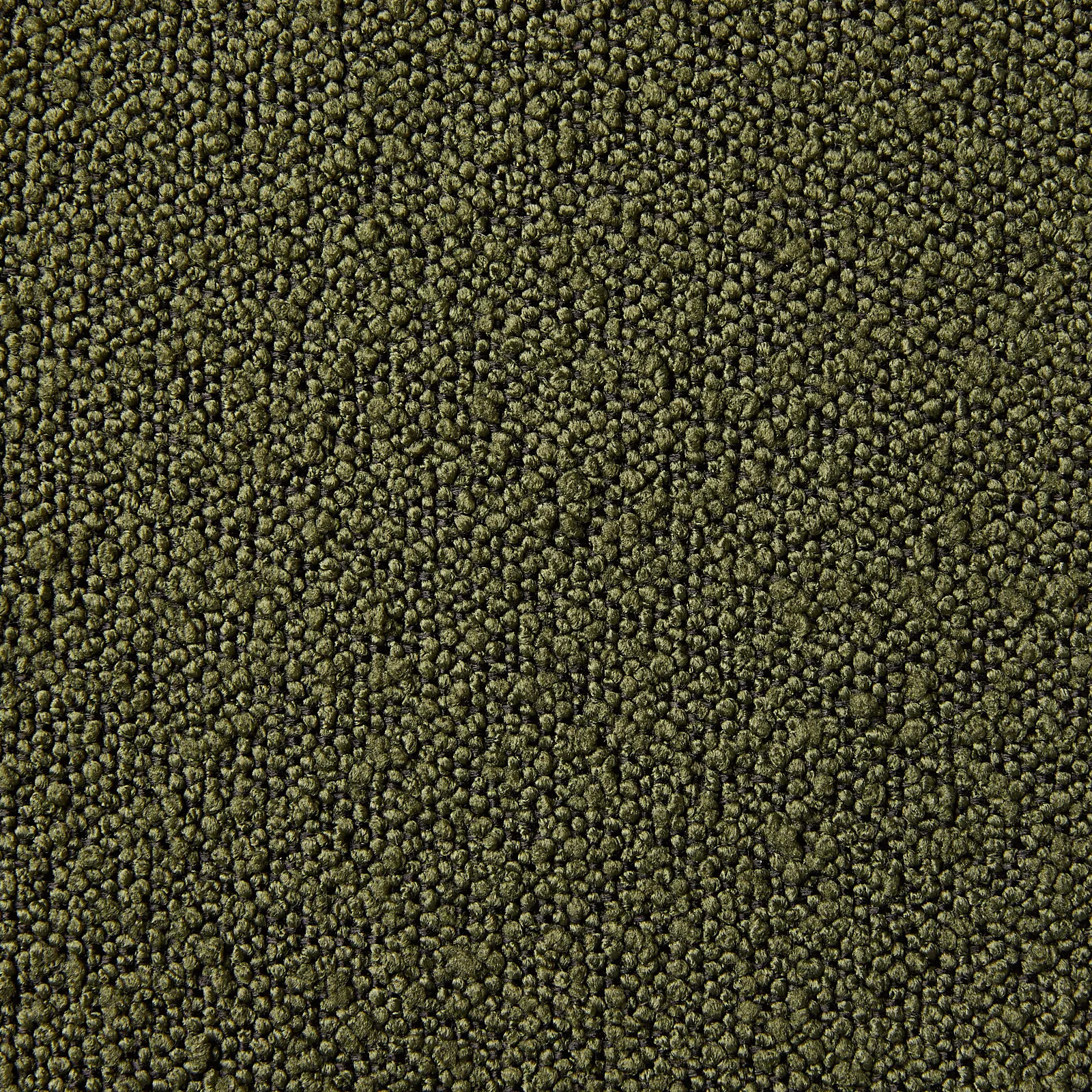 Quinn Olive Green Boucle Bar Stool - Brass Colour Legs