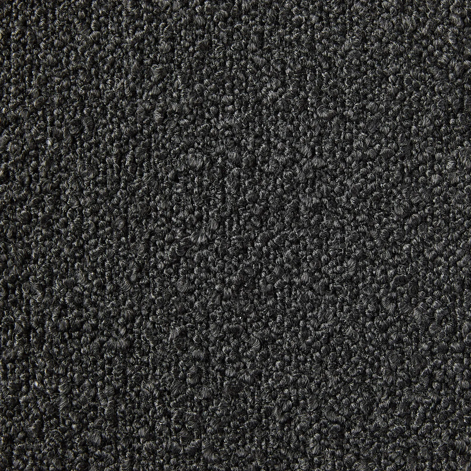 Quinn Charcoal Boucle Bar Stool - Brass Colour Legs