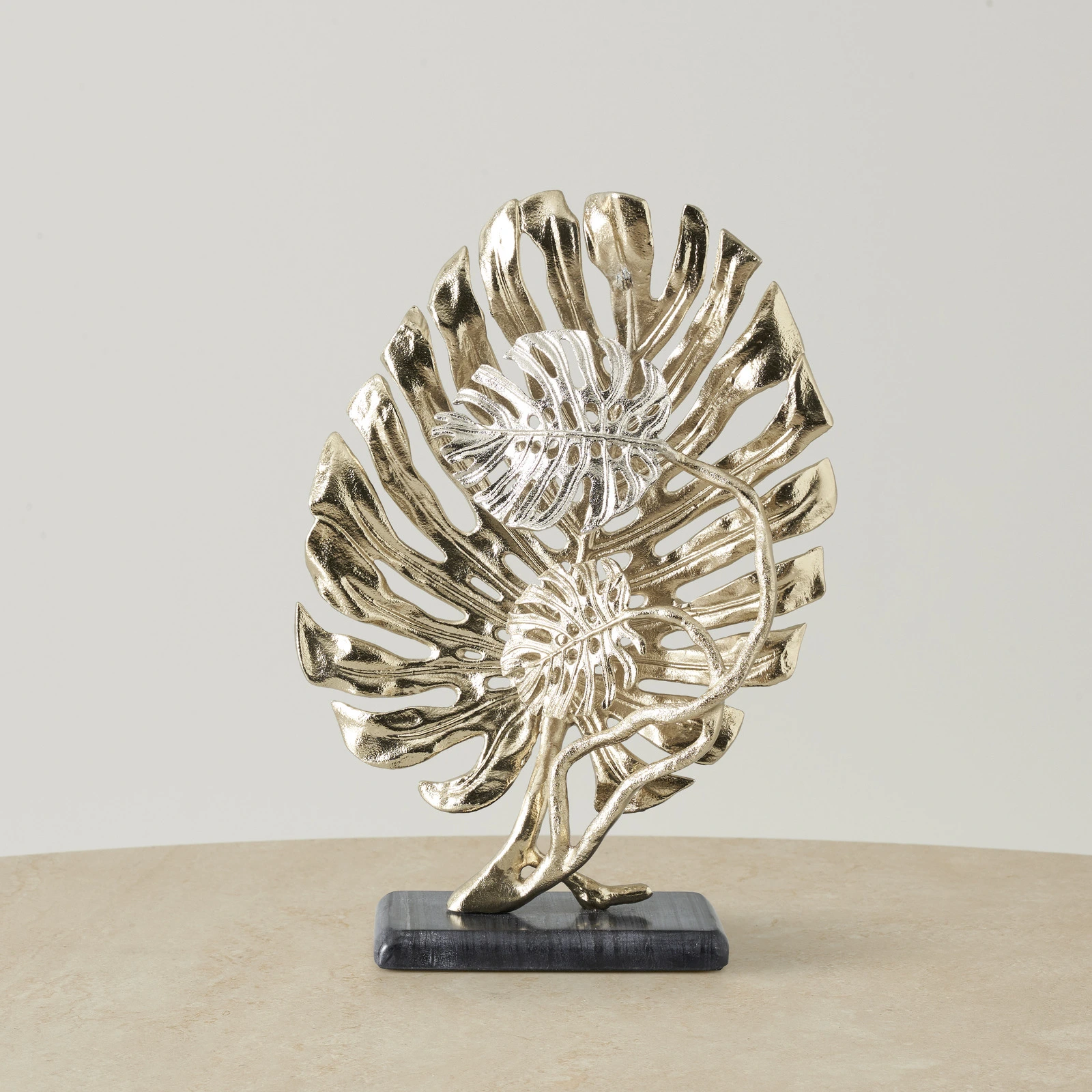 Golden Monstera Decorative - Small