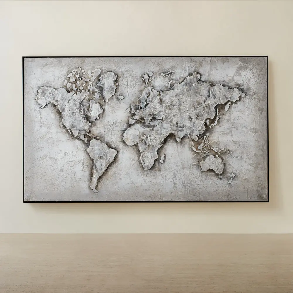 World Map Painting