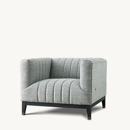 Gardenia - Chair - Gray Fabric