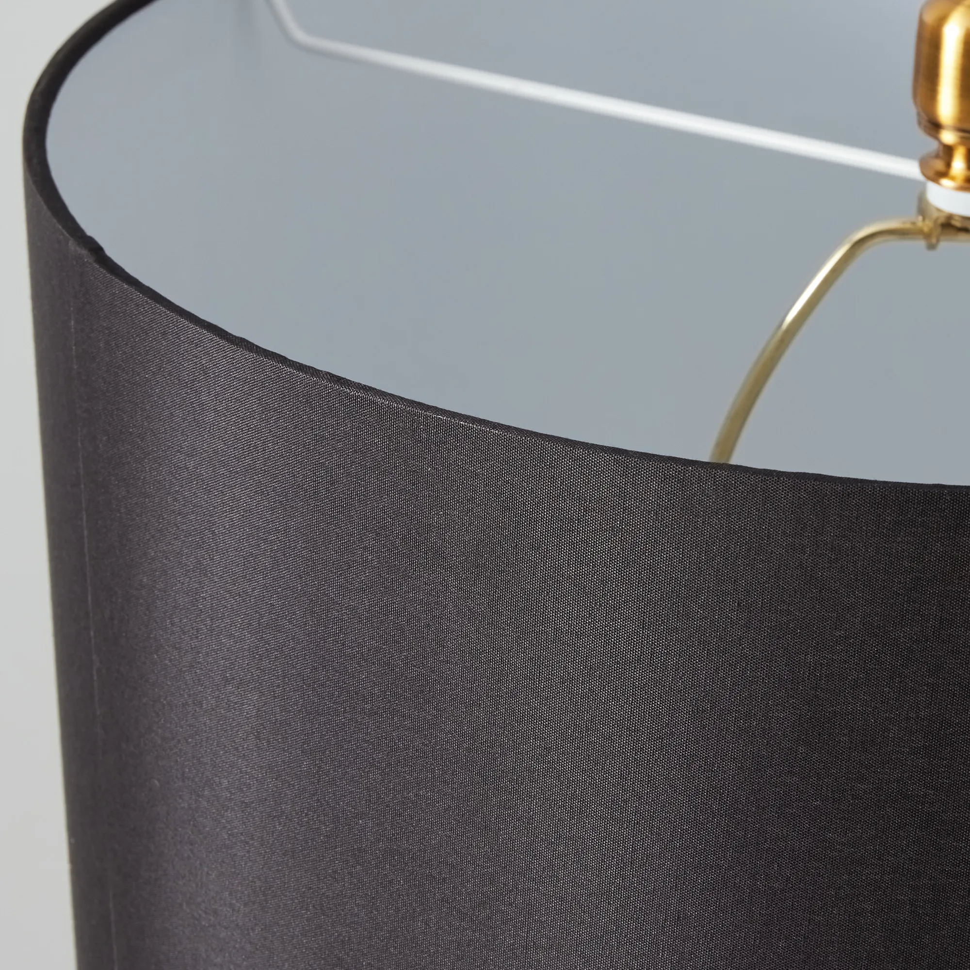 Nadia Black Marble Table Lamp Black Fabric Lamp Shade