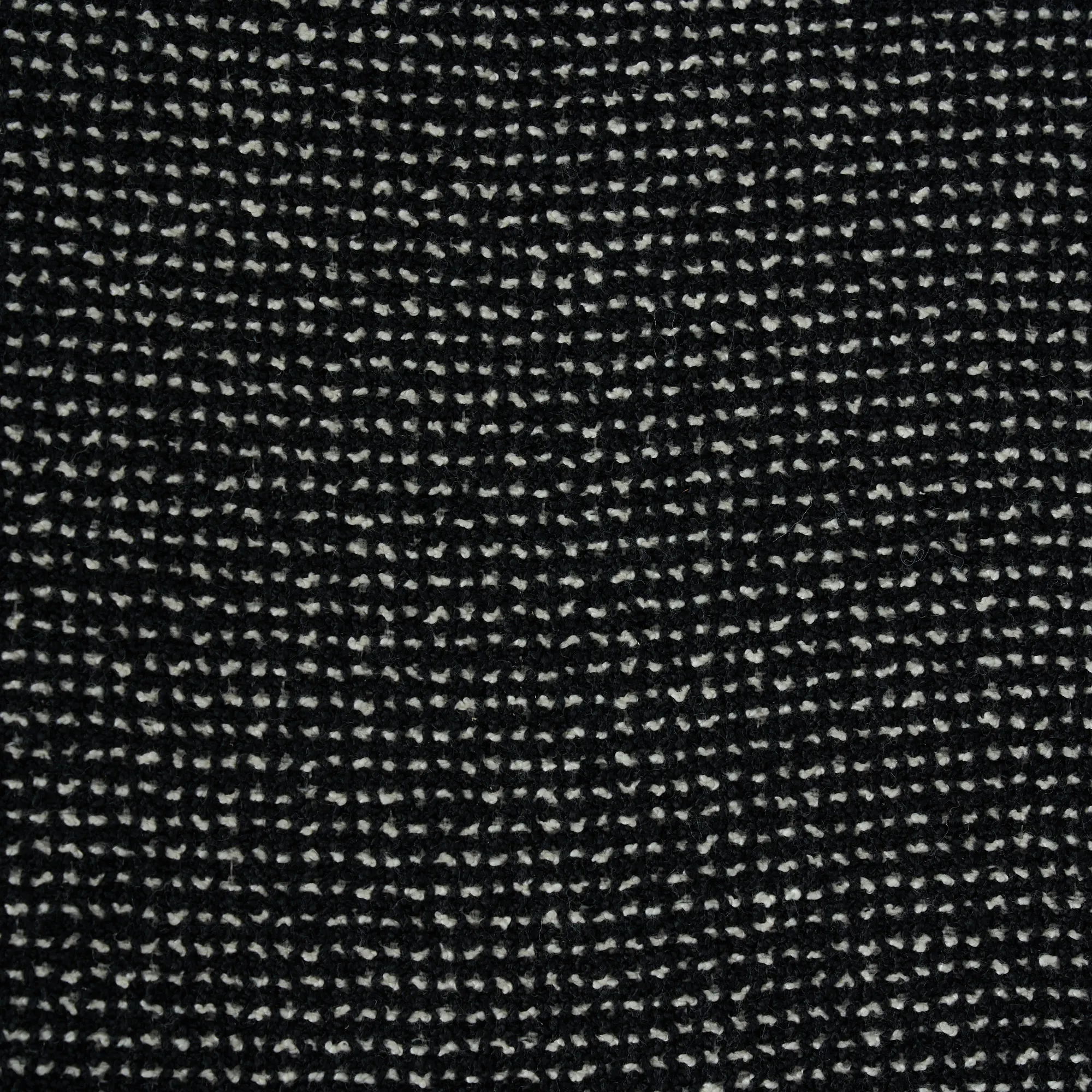Hailey Cosmos Black Woven Fabric Dining Chair - Black Legs