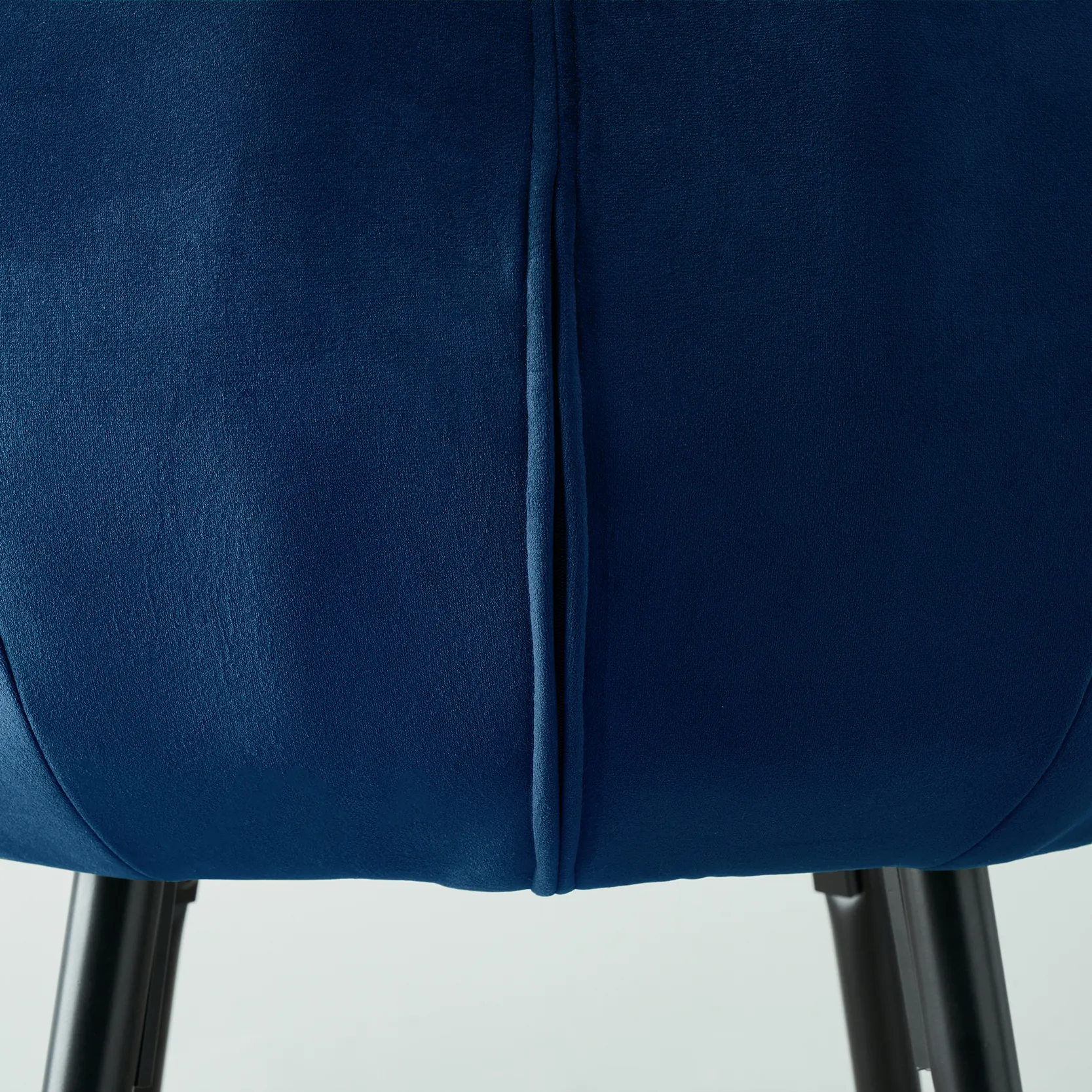 Amber III Navy Velvet Counter Stool