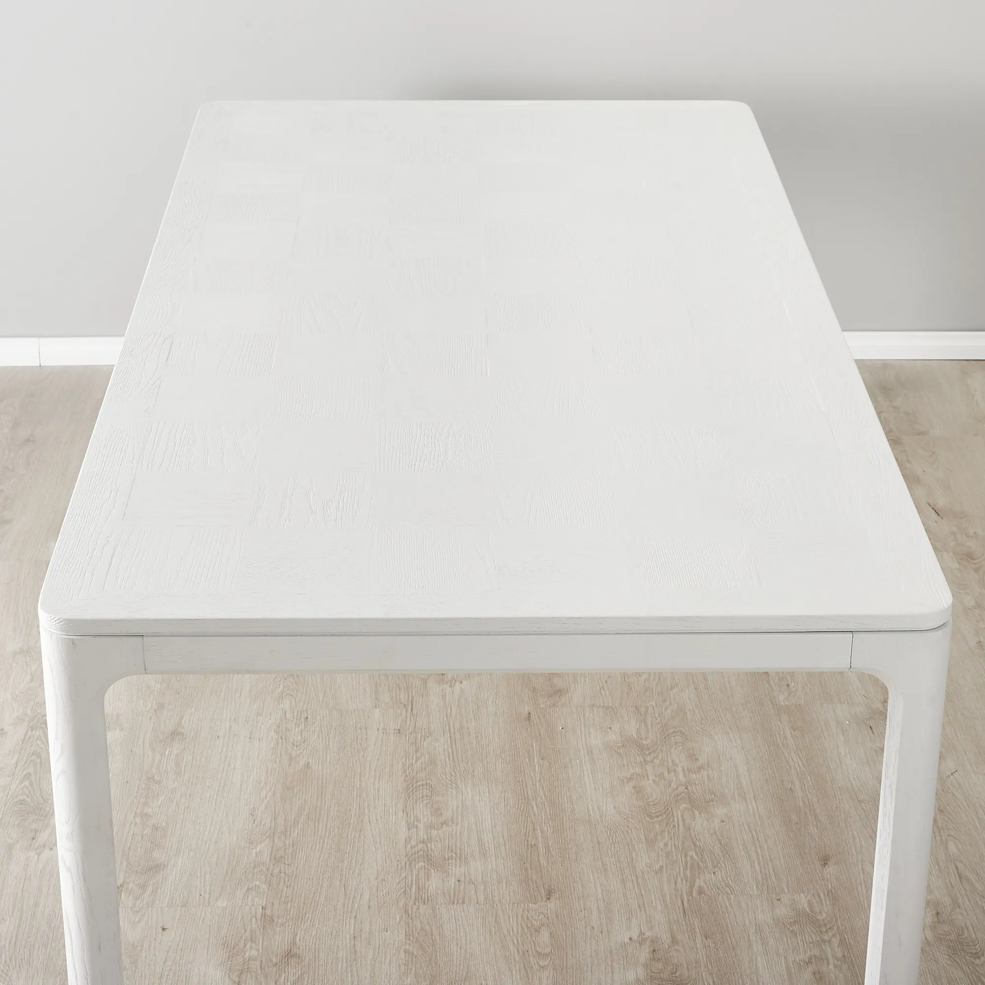 Greta White Wooden Dining Table