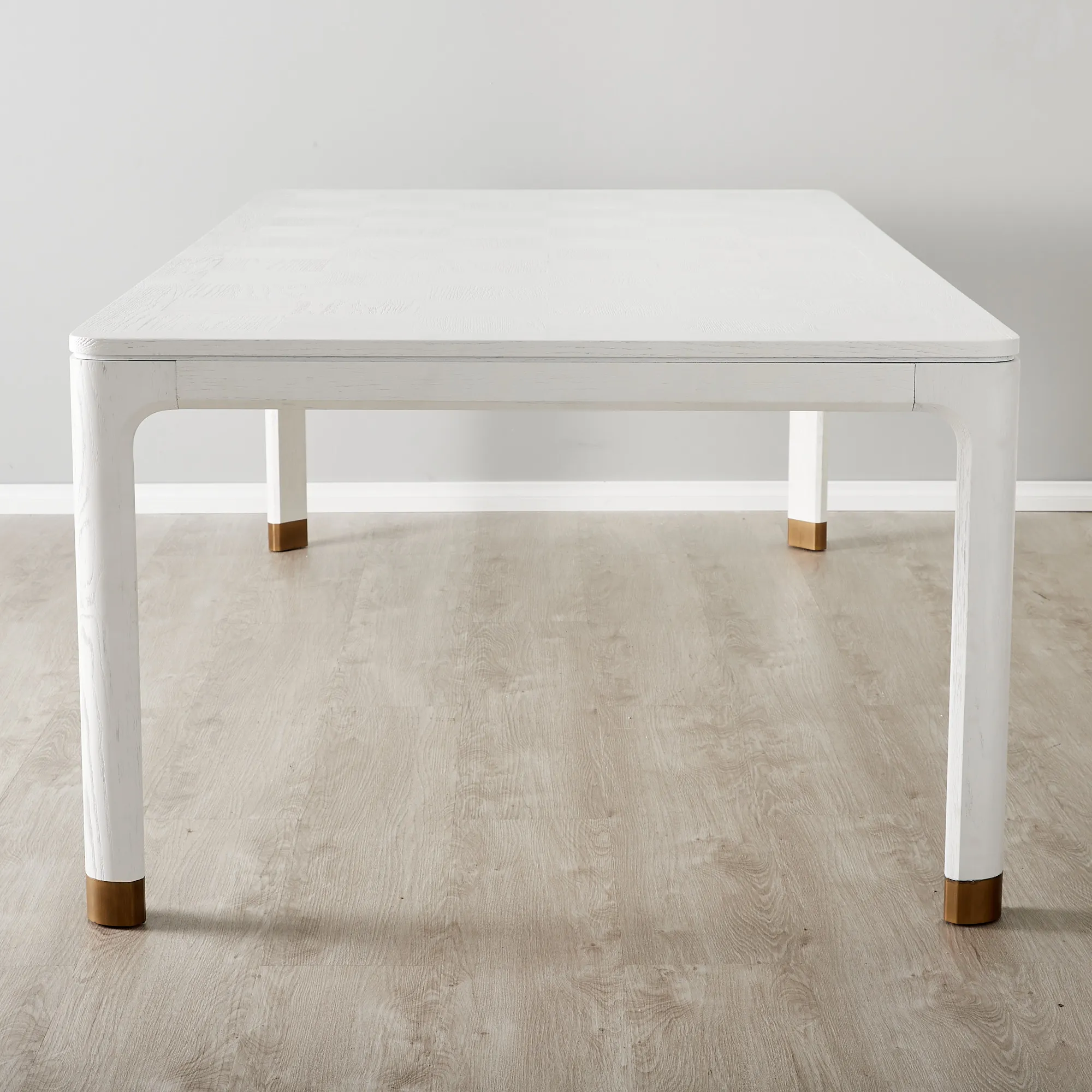 Greta White Wooden Dining Table
