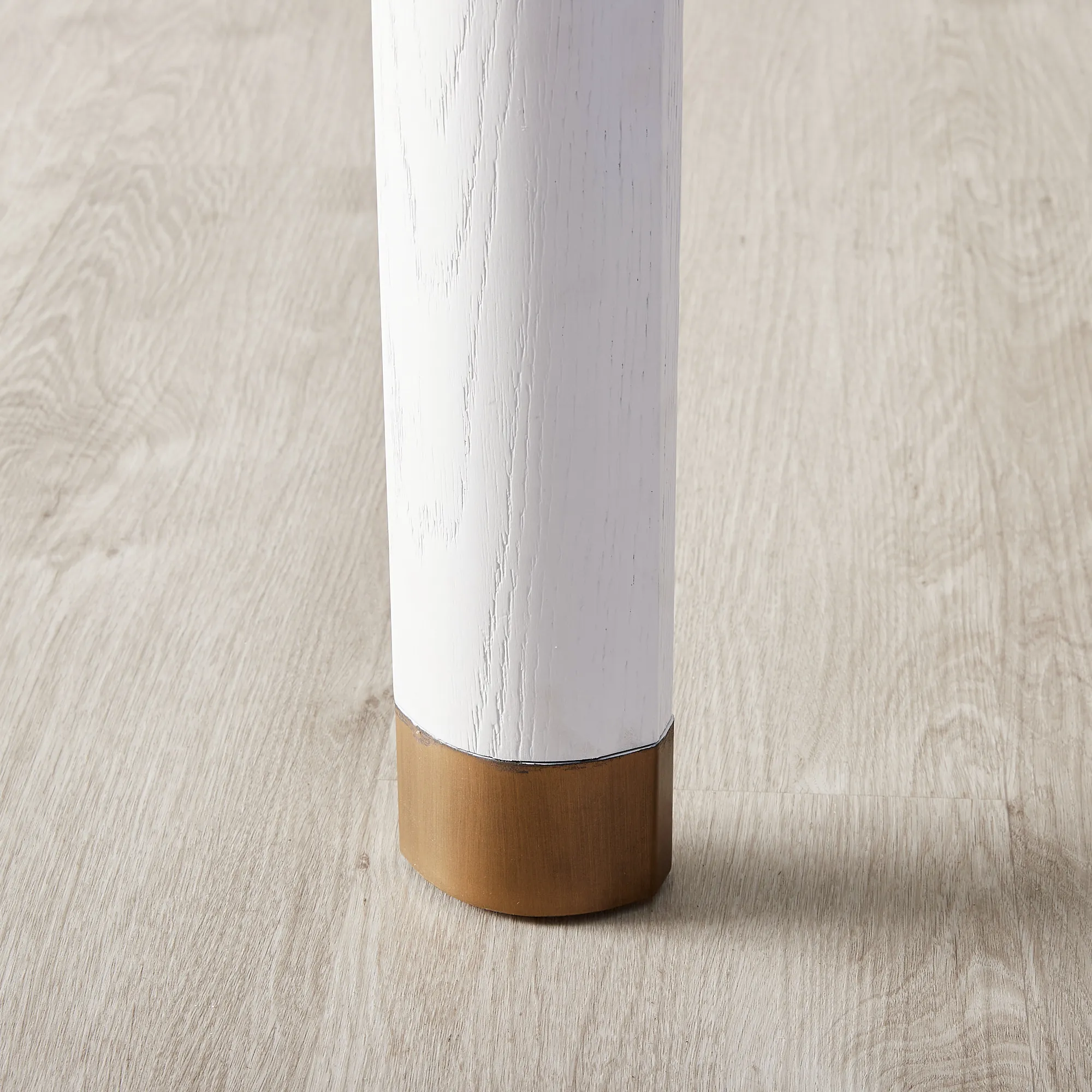 Greta White Wooden Dining Table