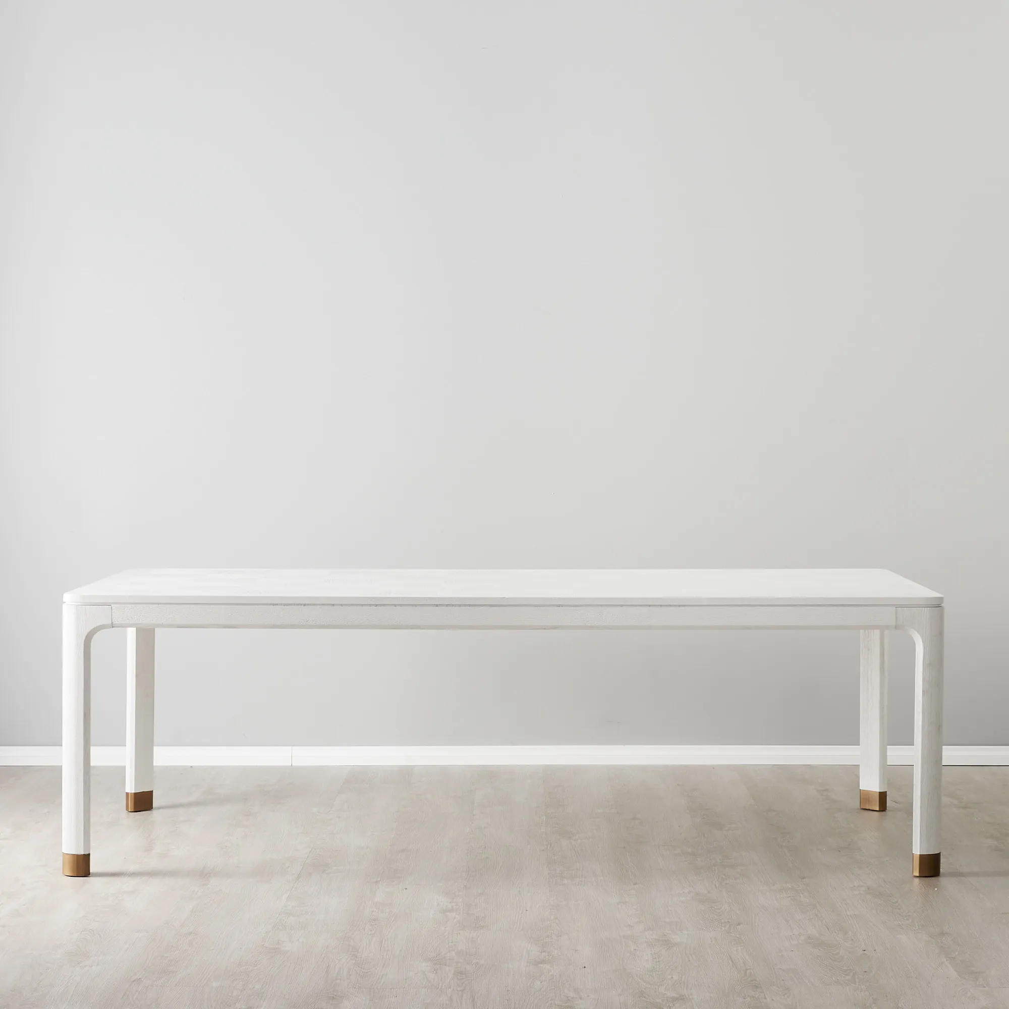 Greta White Wooden Dining Table