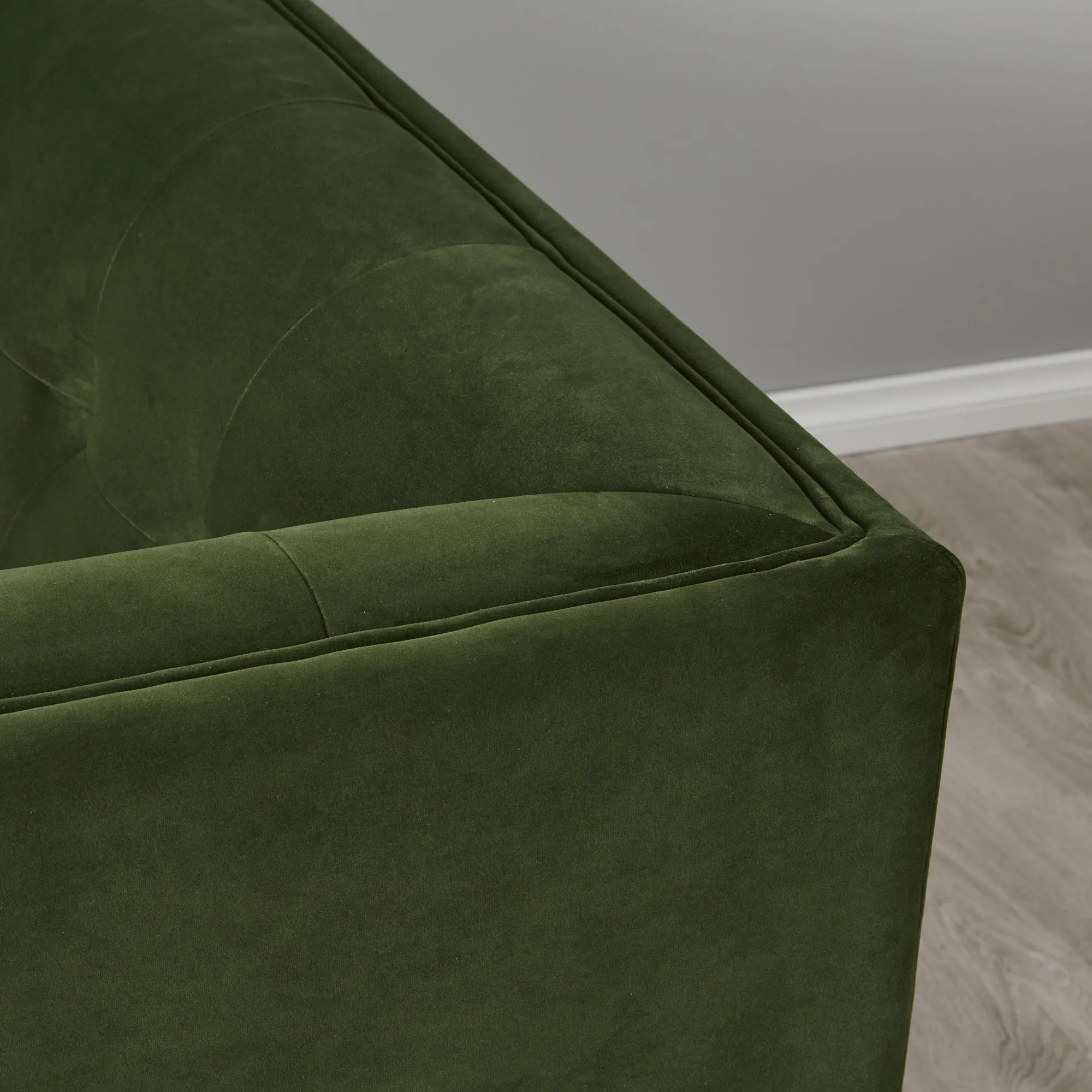 Humphrey Forest Green Velvet Occasional Chair