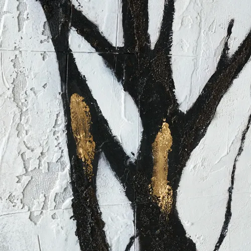 Desolate II Tree Branches Painting