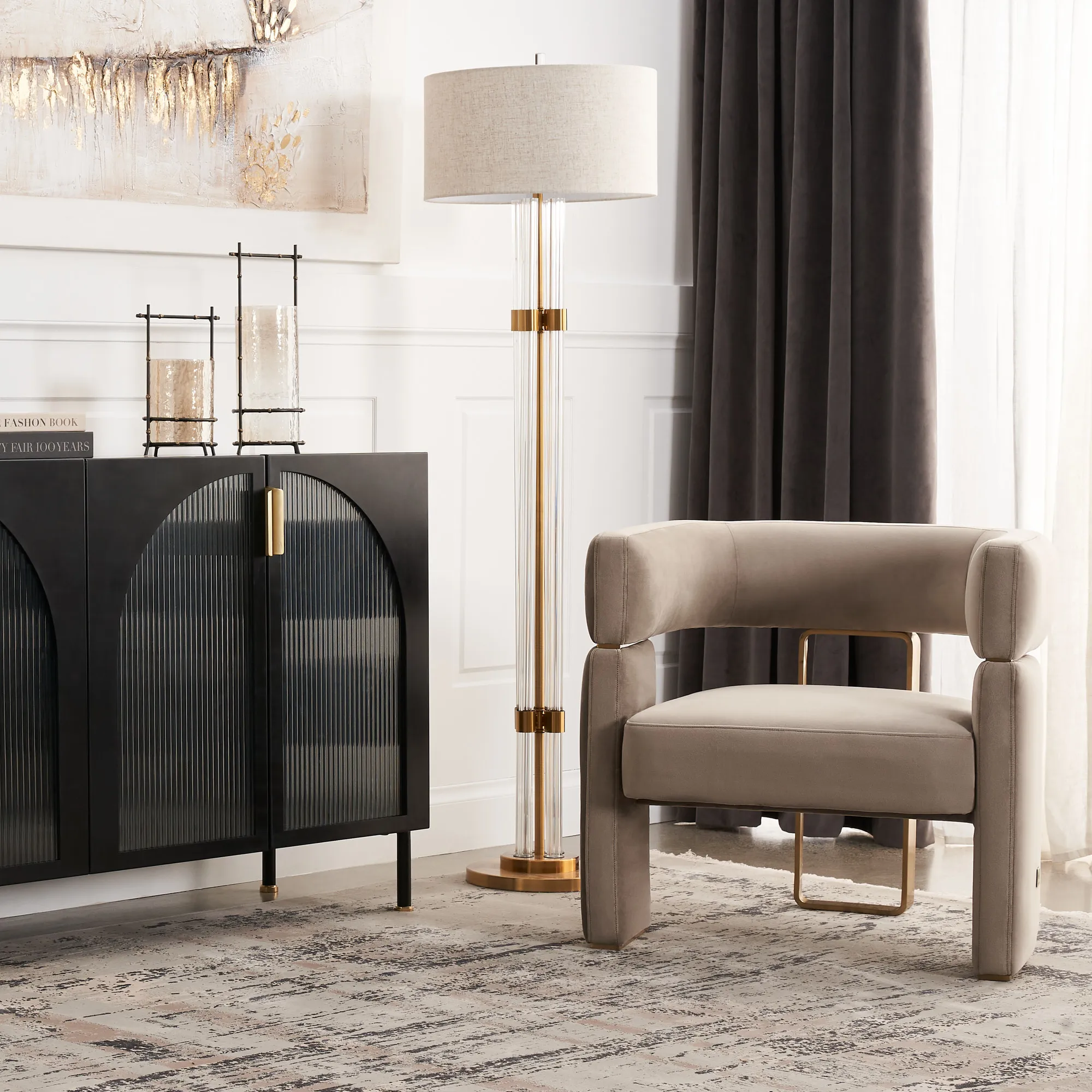 Daniella Olive Green Occasional Chair