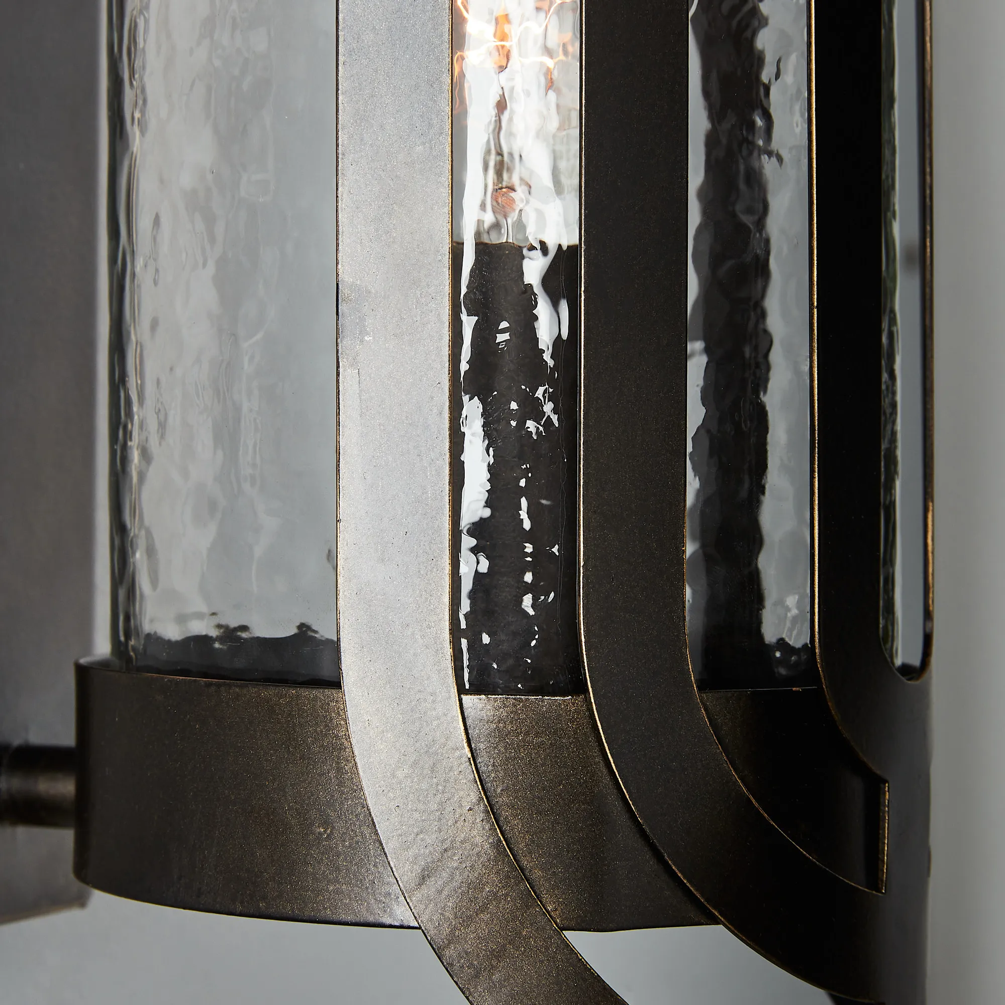 Damon Gilded Dark Bronze Metal Wall Light