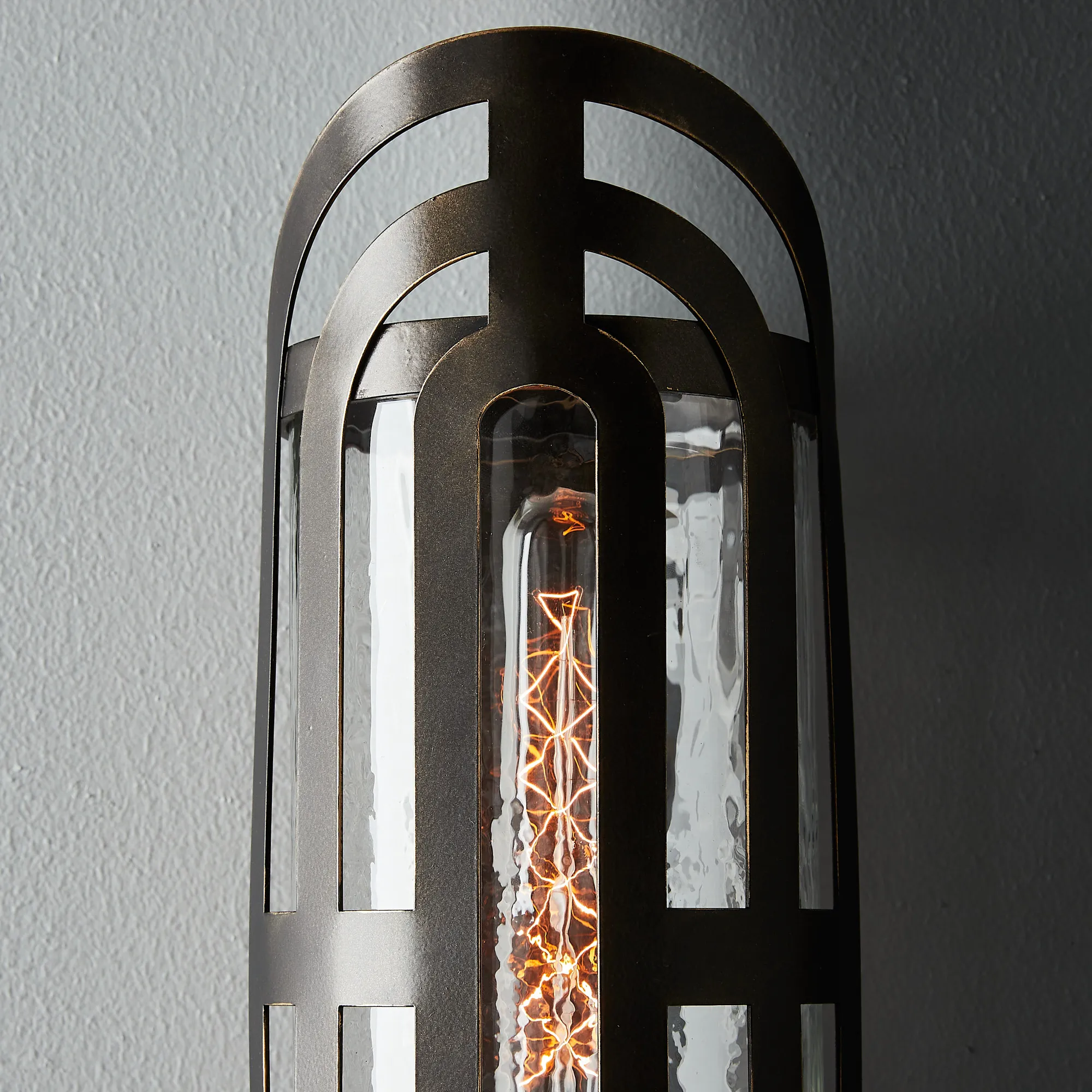 Damon Gilded Dark Bronze Metal Wall Light