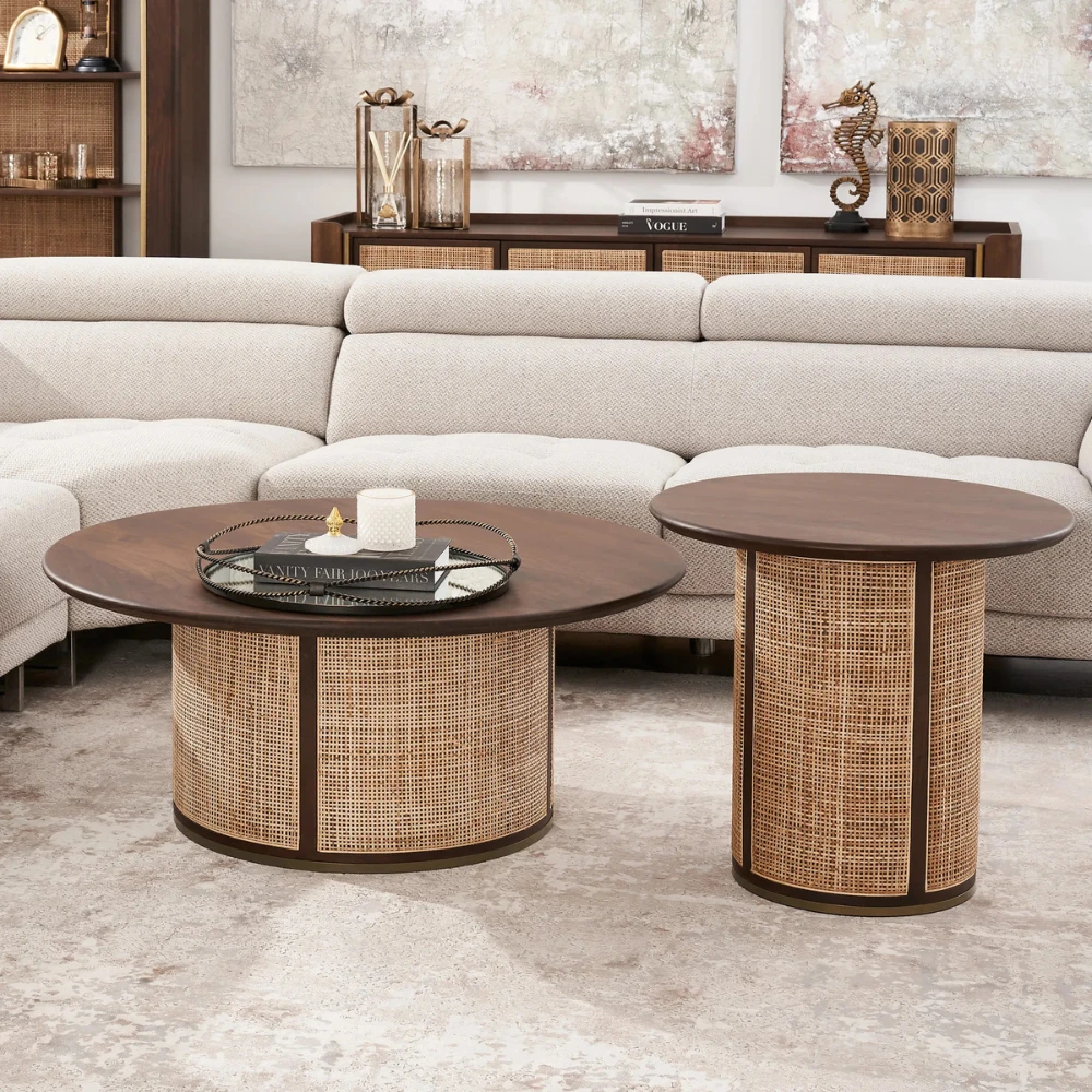 Esplanade Brown Mango Wood Side Table