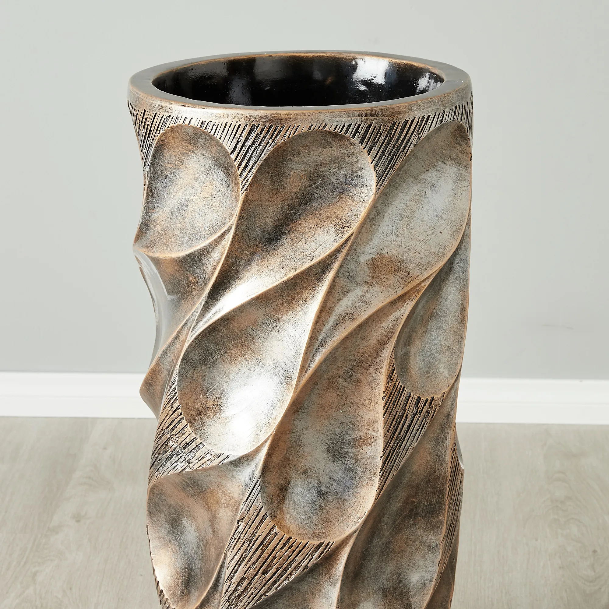 Dewdrop Antique Gold Vase