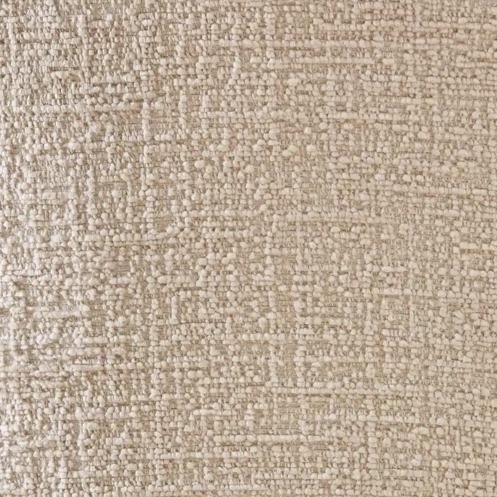 Malta II 3-Seater Powder White Chenille Fabric Sofa