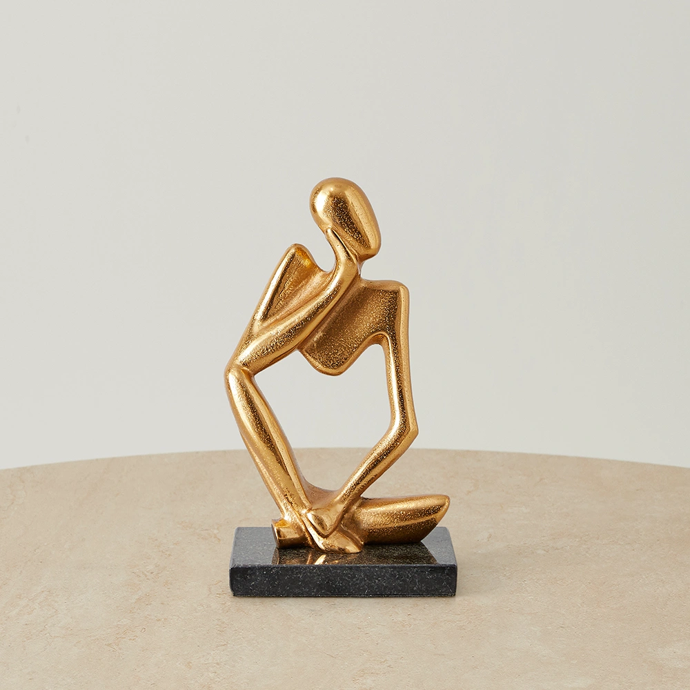 Valentina Gold Human Metal Decorative