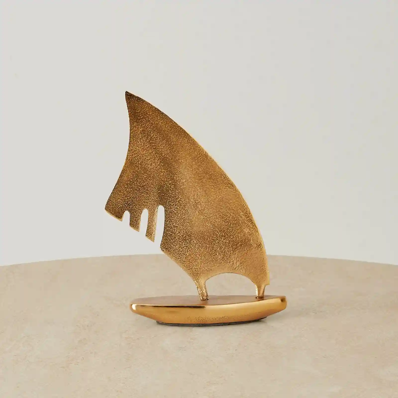 Sailboat Gold Metal Decorative