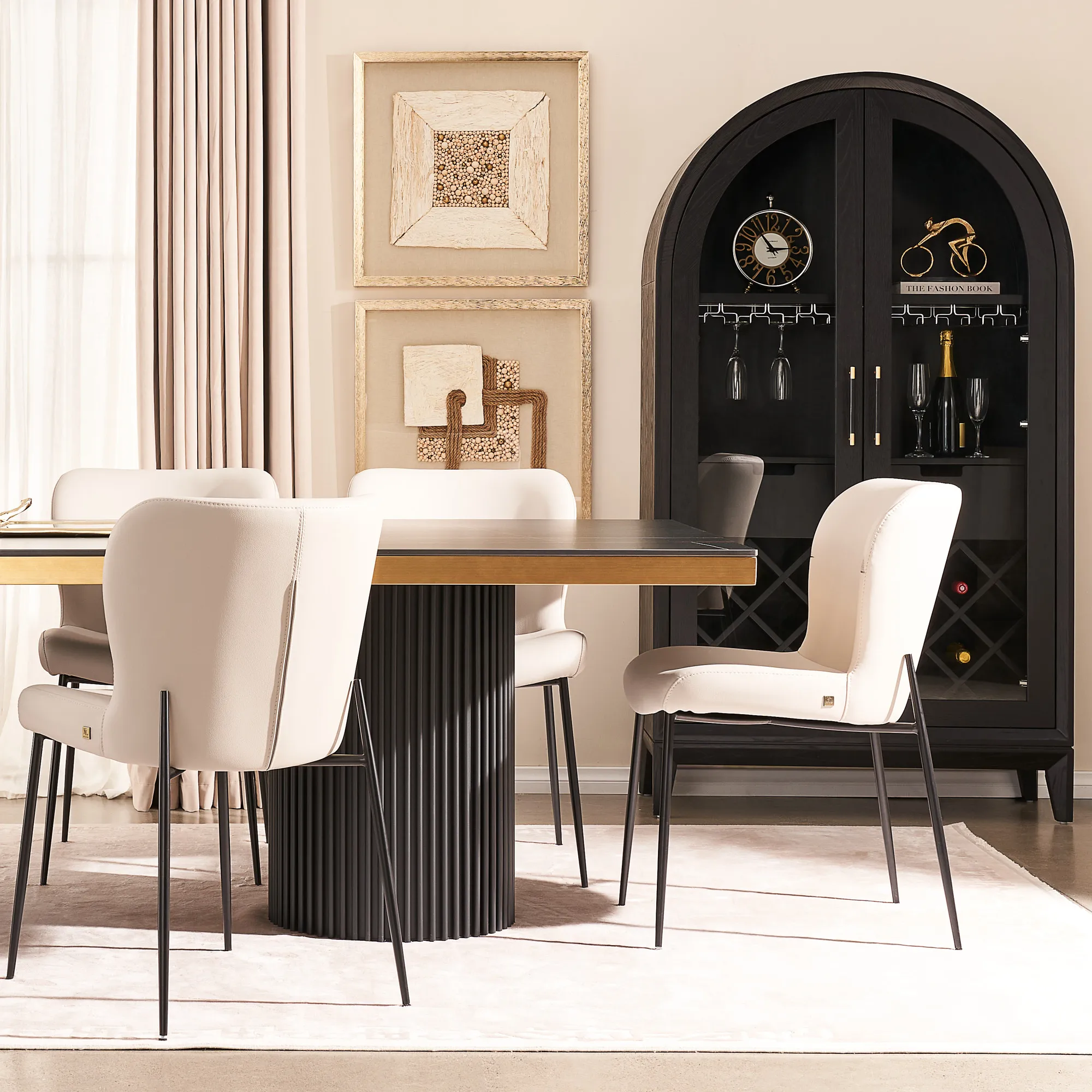 Fredrik Black Wooden Wine Display