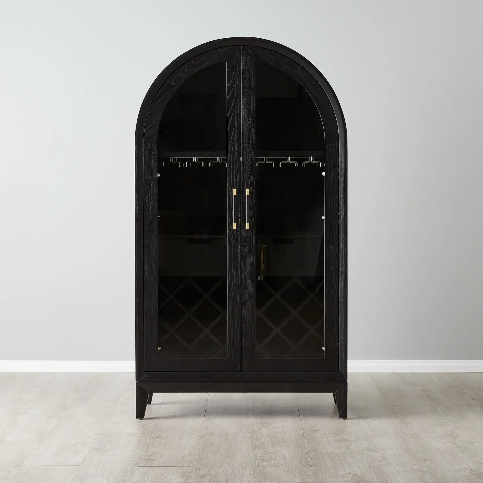 Fredrik Black Wooden Wine Display