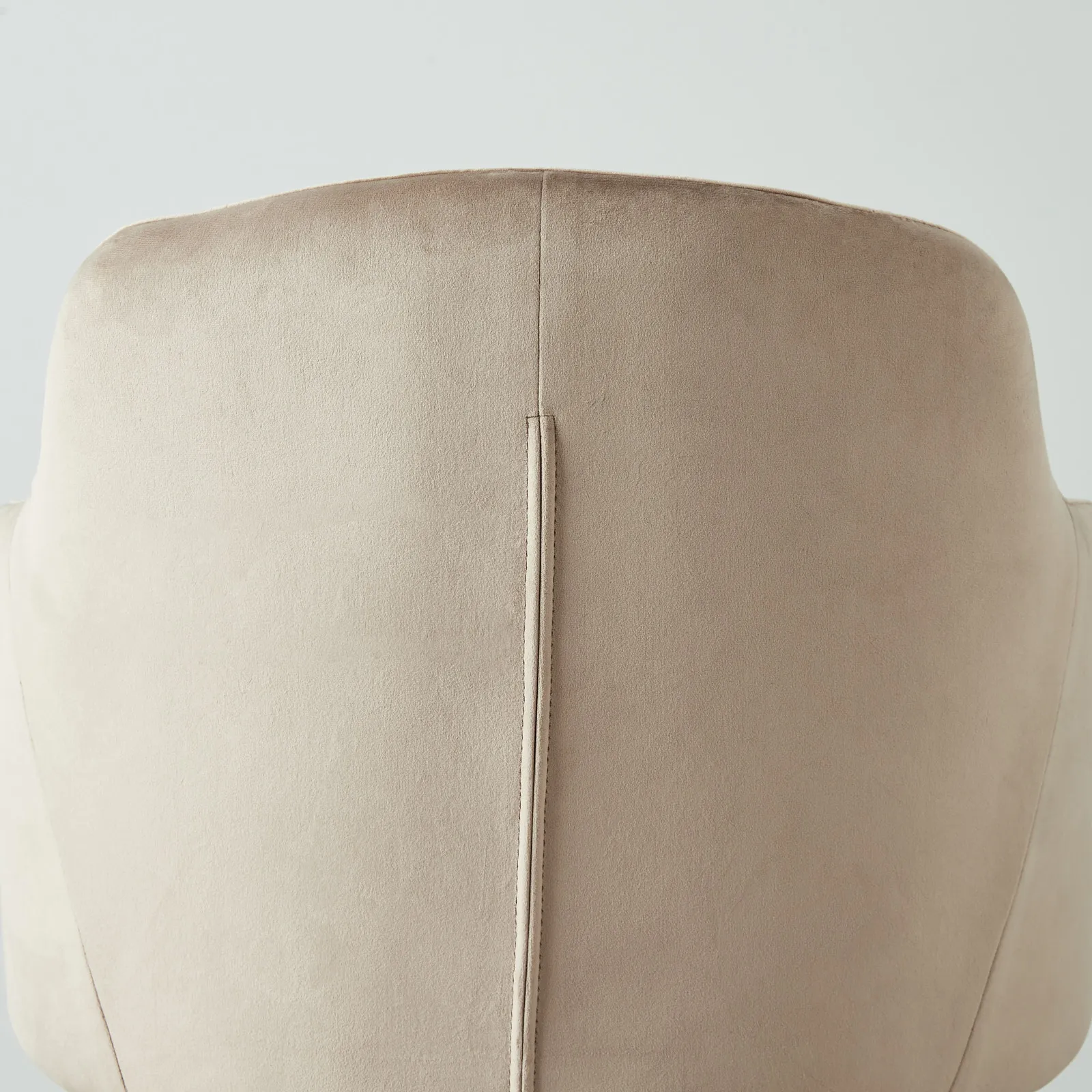 Dione Beige Velvet Dining Chair