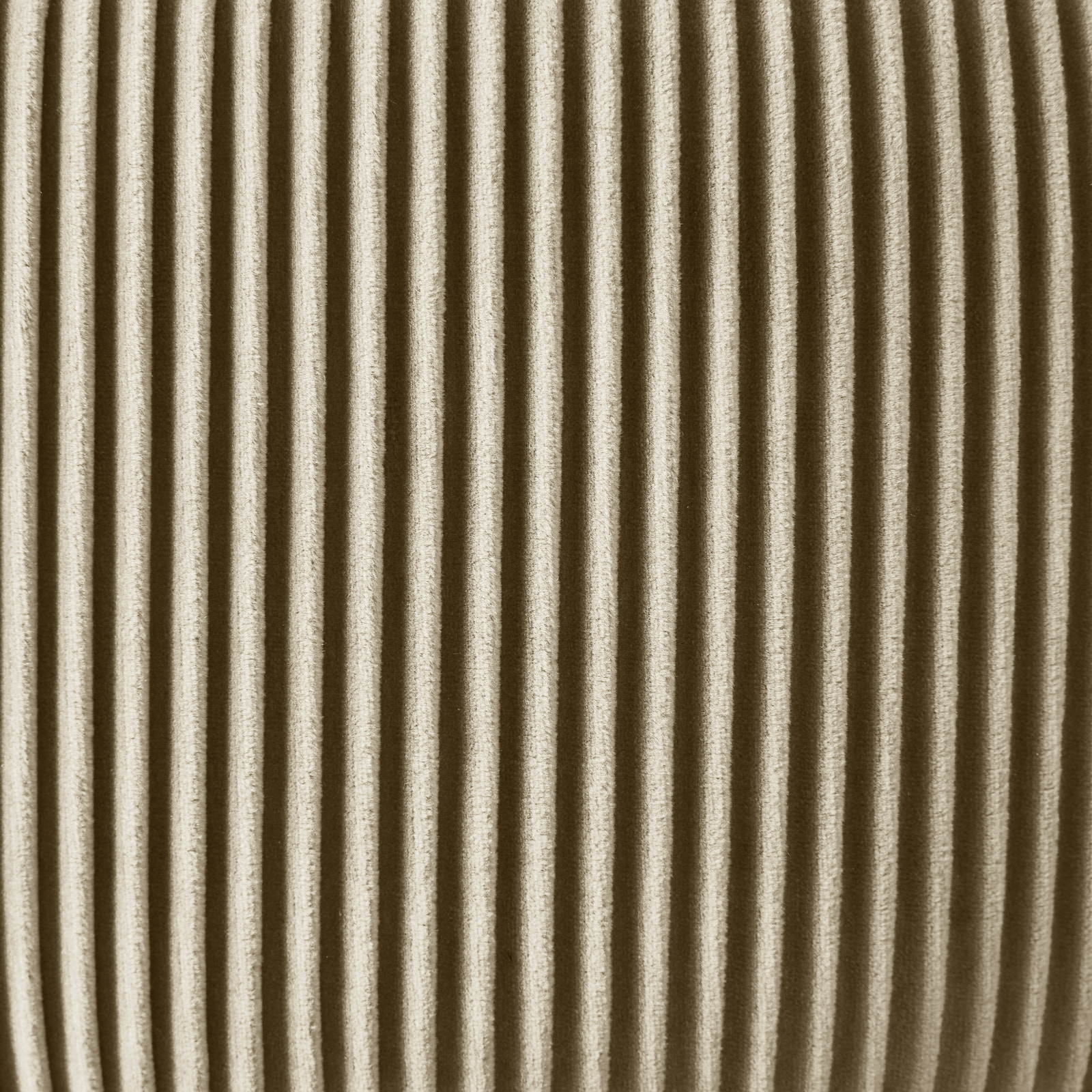 Hollis Cream Velvet Ottoman