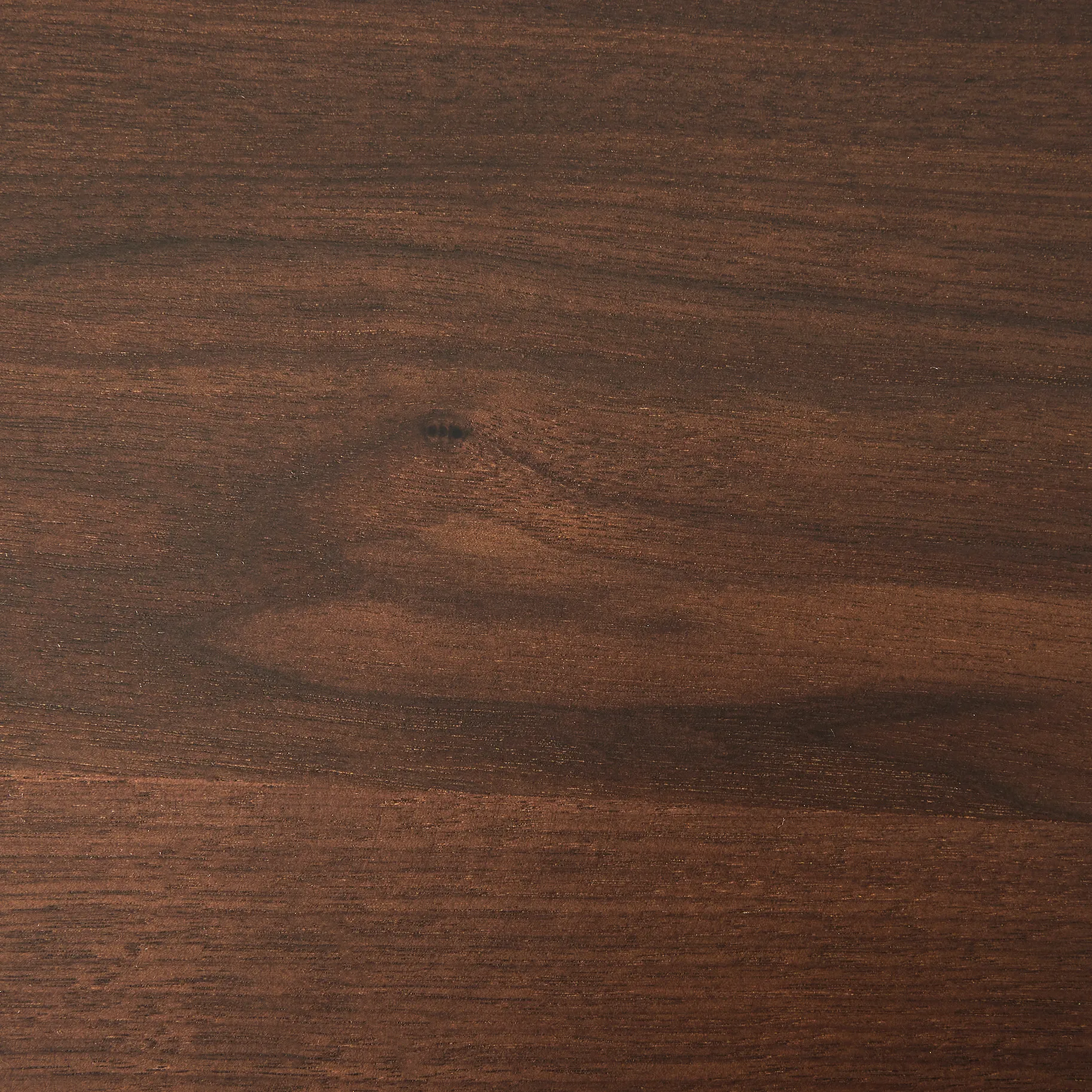 Noah Dark Walnut Veneer Coffee Table - Gold Metal Frame