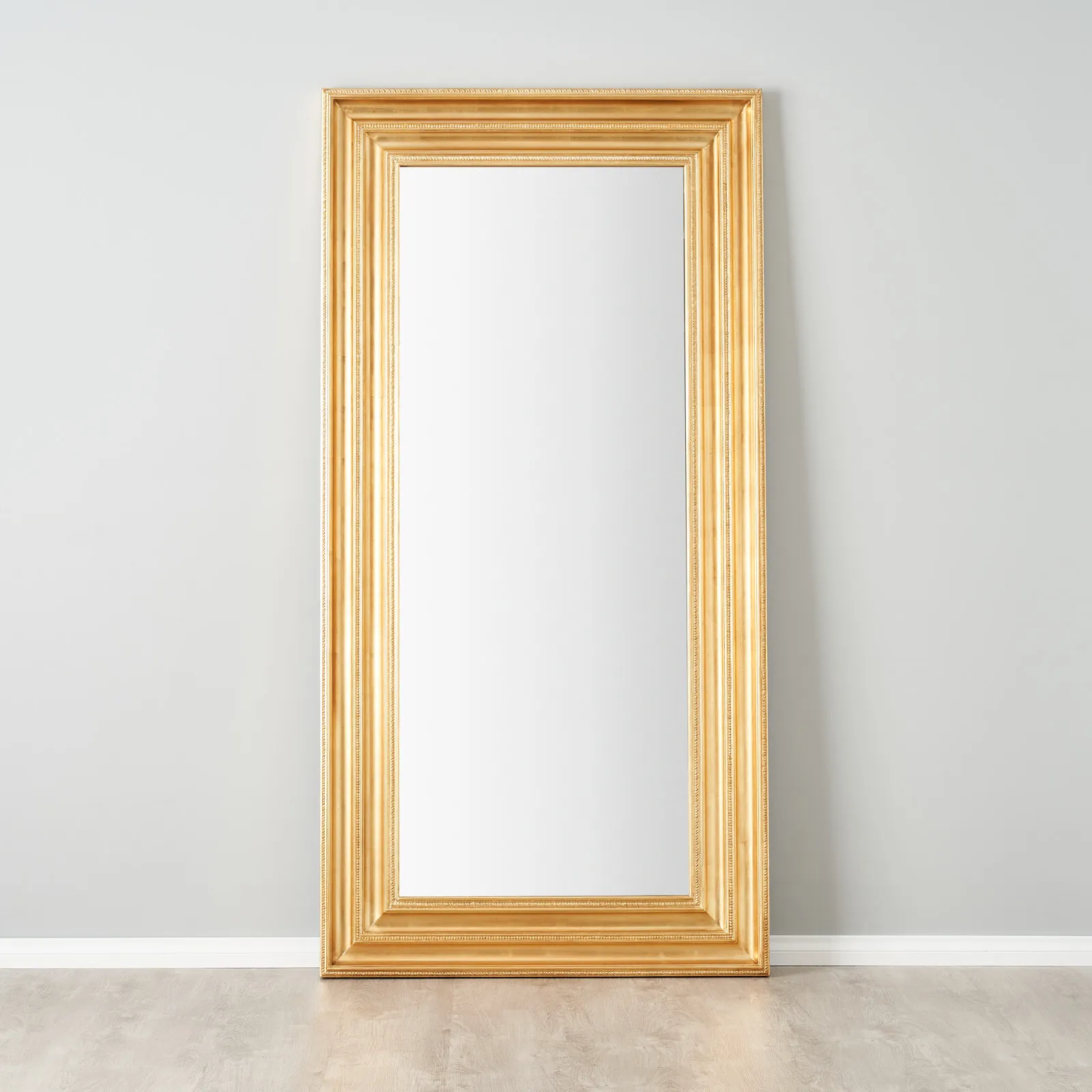 Calliope Antique Gold Rectangle Wooden Mirror | Koala Living