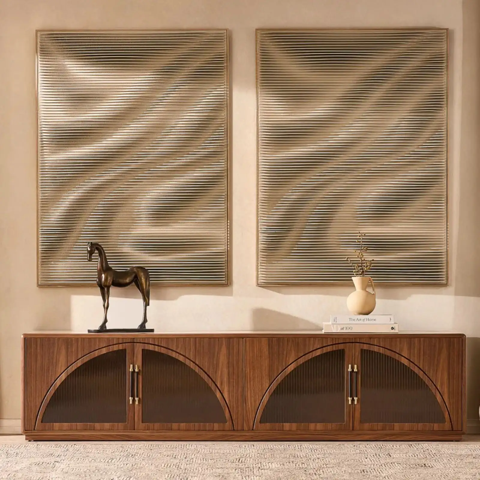 Dark Horse Resin Sculpture