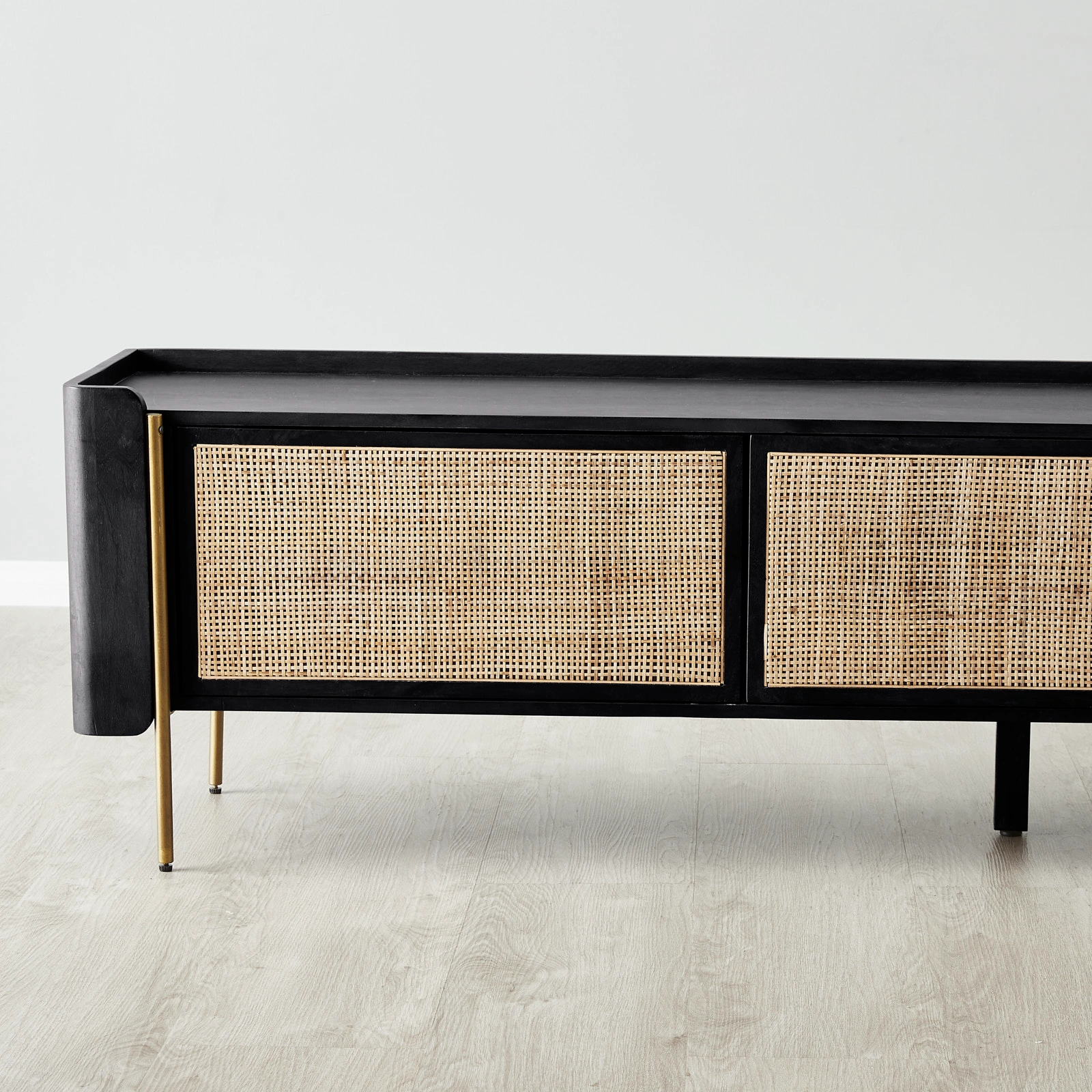 Esplanade Black Mango Wood Entertainment Unit