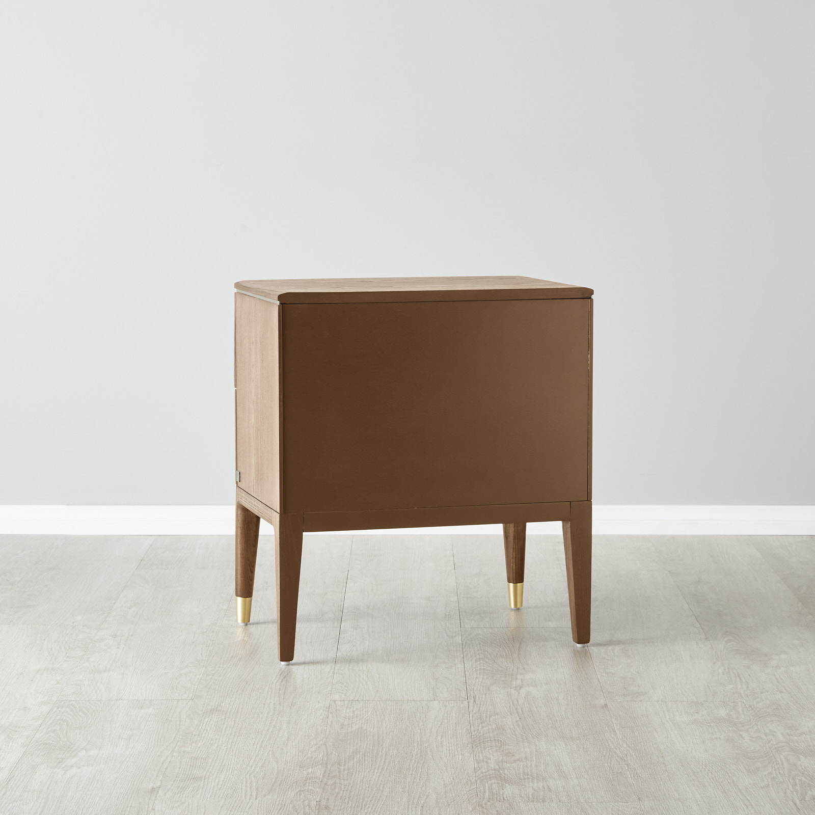 Beckham Light Brown Wooden Bedside Table