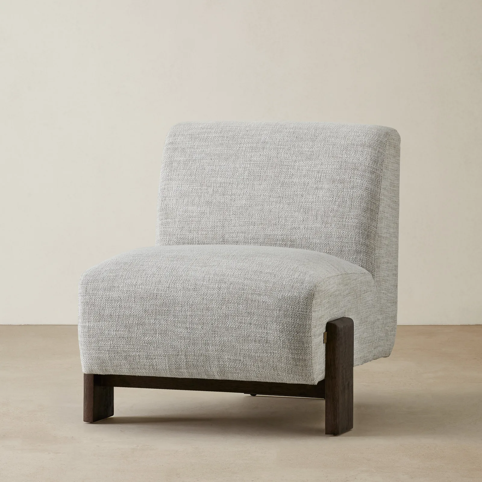 Freya Murmur White Fabric Occasional Chair | Koala Living