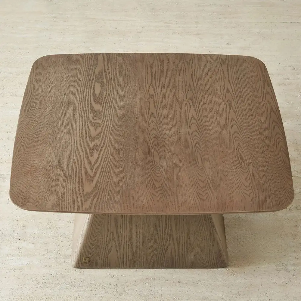 Dunstan Medium Brown Wooden Coffee Table High