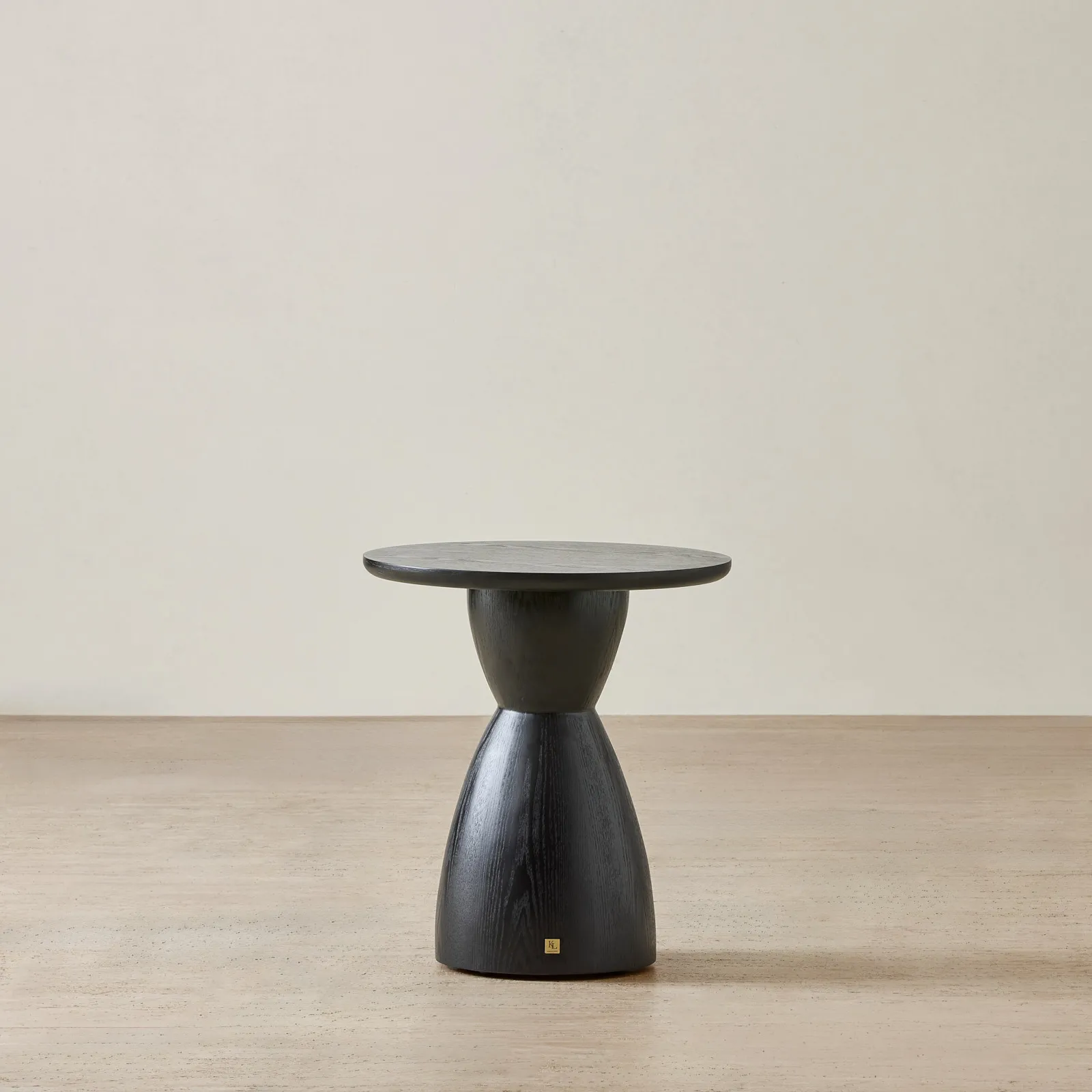 Xavier Black Wooden Side Table | Koala Living