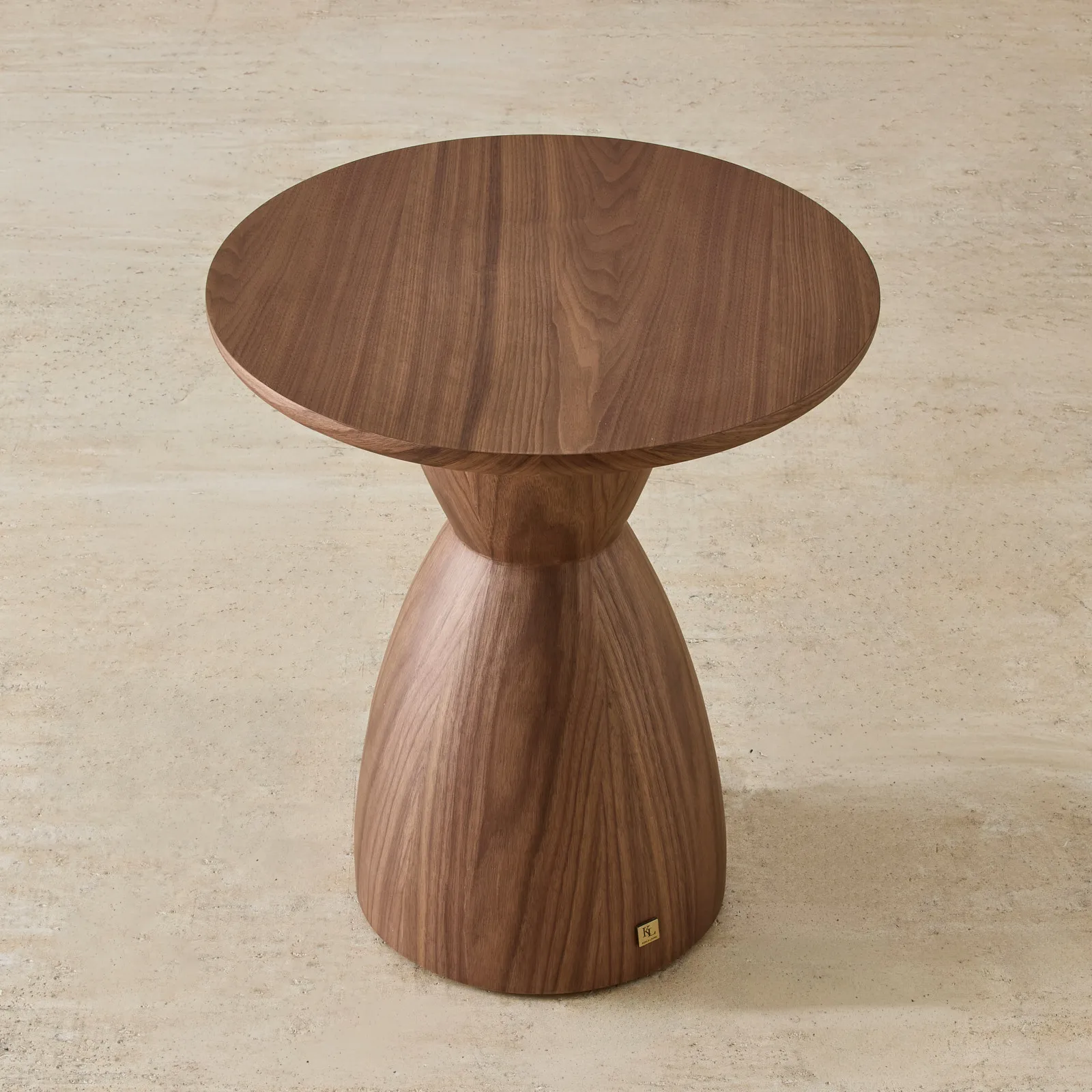 Xavier Walnut Brown Wooden Side Table | Koala Living