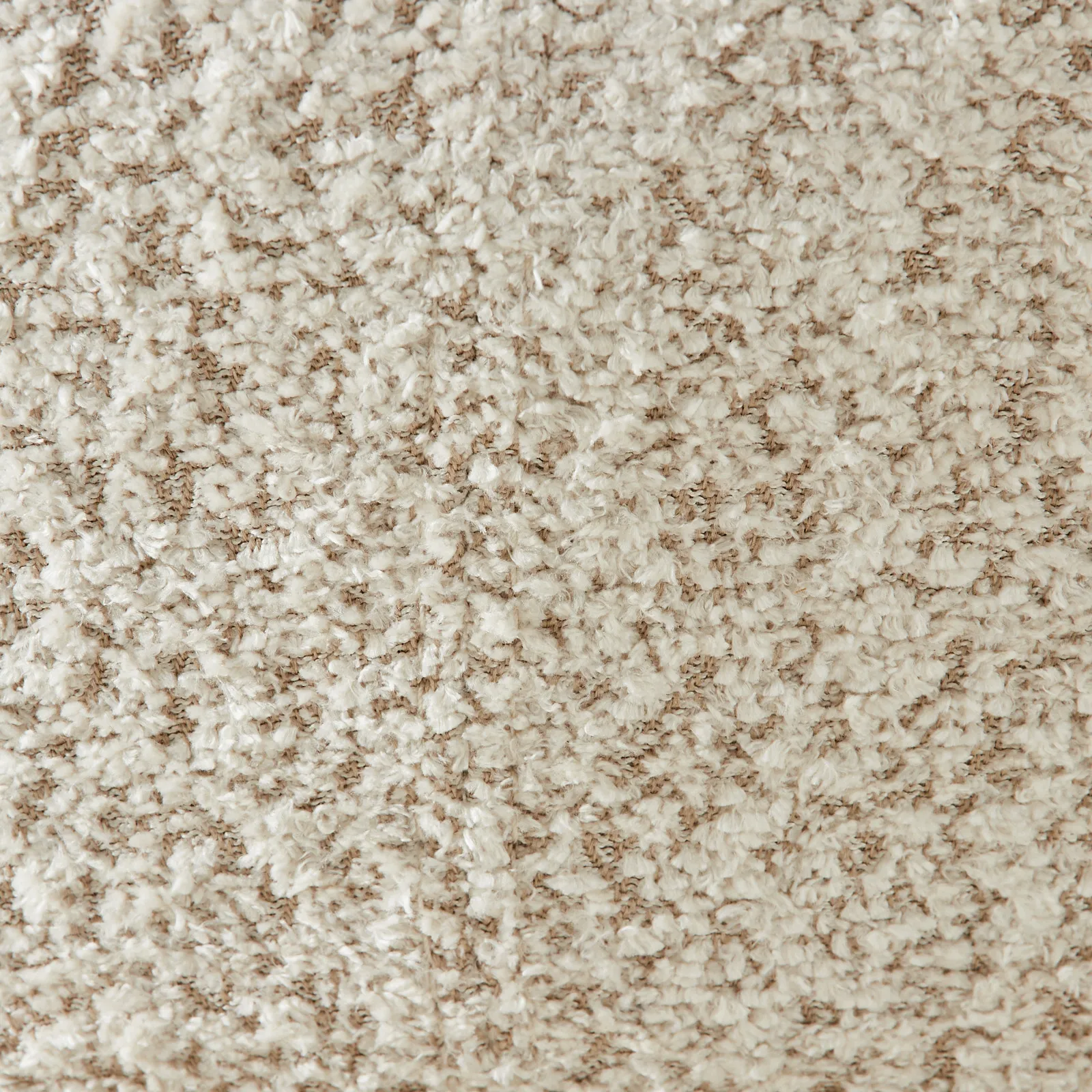 Moulin Stone Cream Woven Fabric 66cm Counter Stool - Champagne Gold Legs