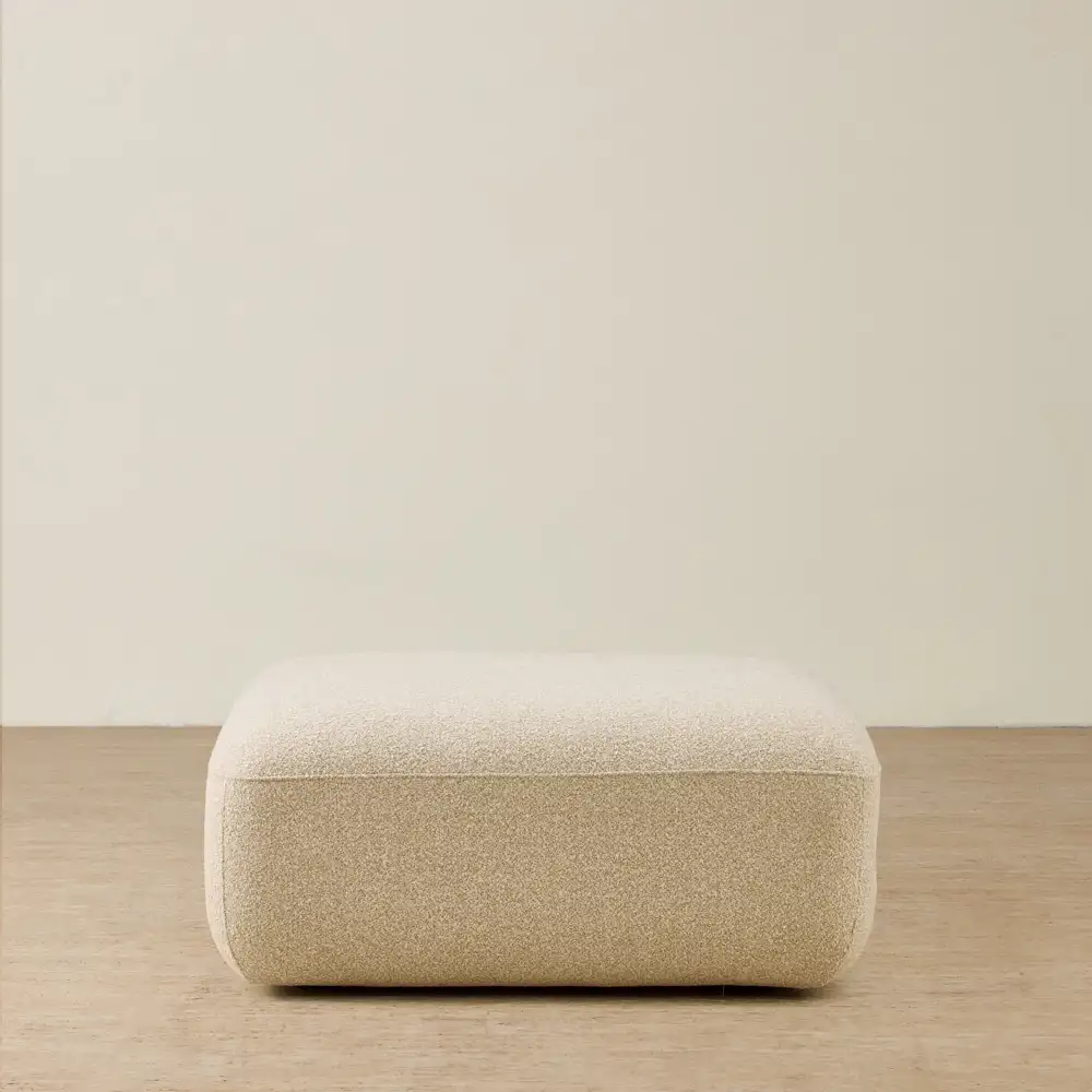 Capri Pearl Beige Modular Ottoman