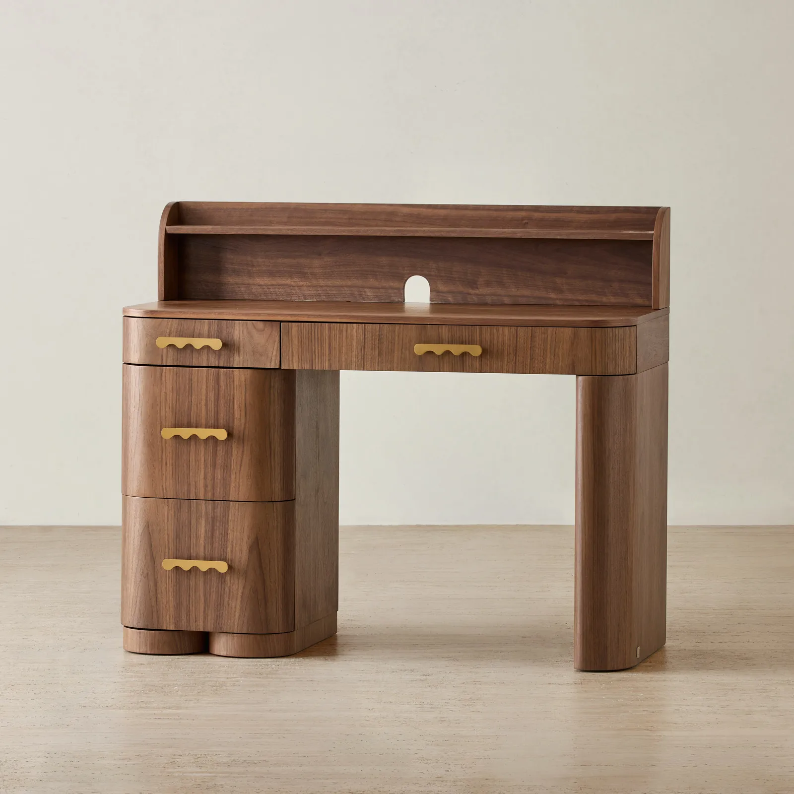 Terzetto Kids Mocha Walnut Study Desk | Koala Living